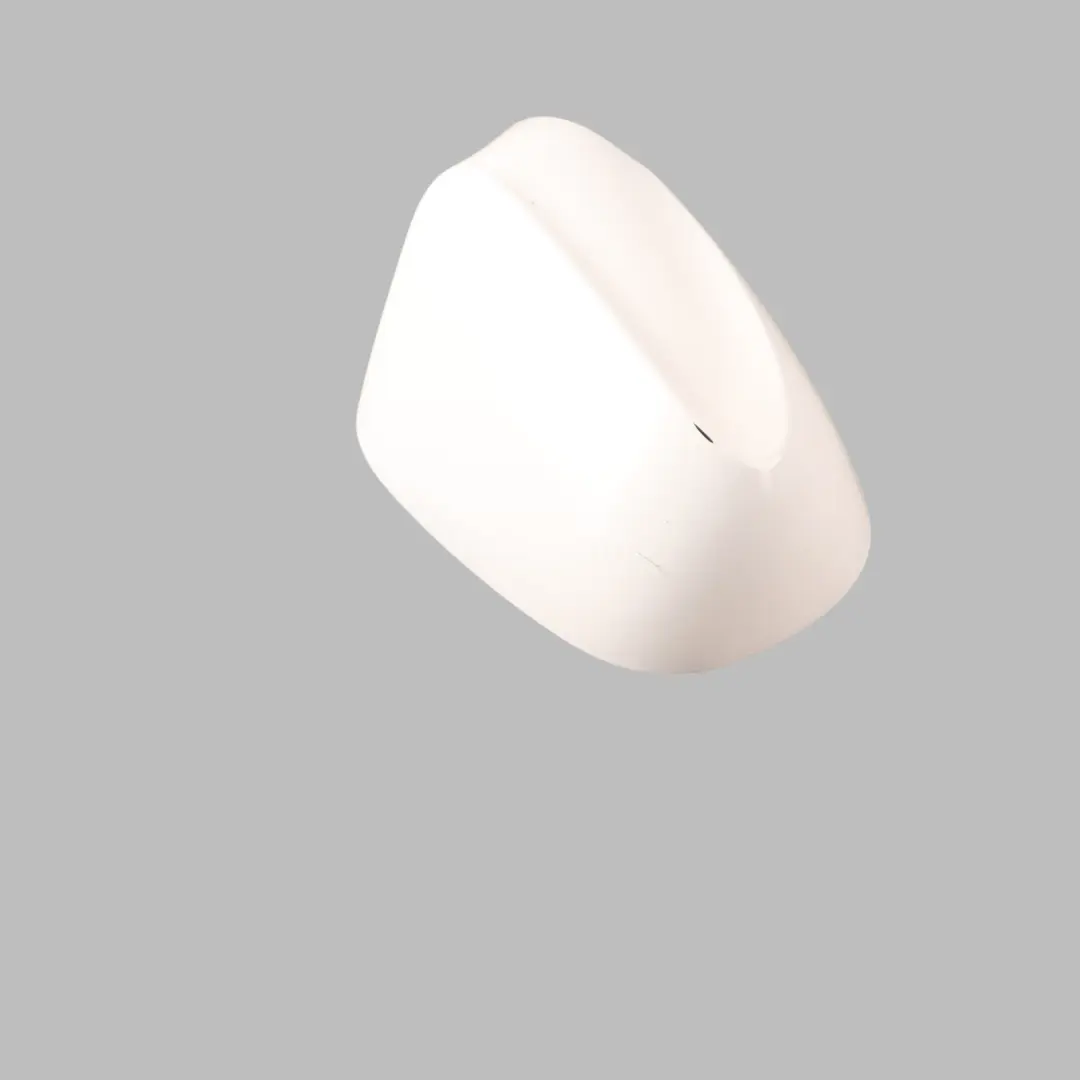 Wing Mirror BMW E81 E87 LCI 3 Right O/S Casing Alpinweiss White to Cover with Part number 0038344 Cover Wing Mirror BMW E81 E87 LCI 3 Right O/S Casing Alpinweiss White - SKU 0038344-AW3 - Part number 0038344