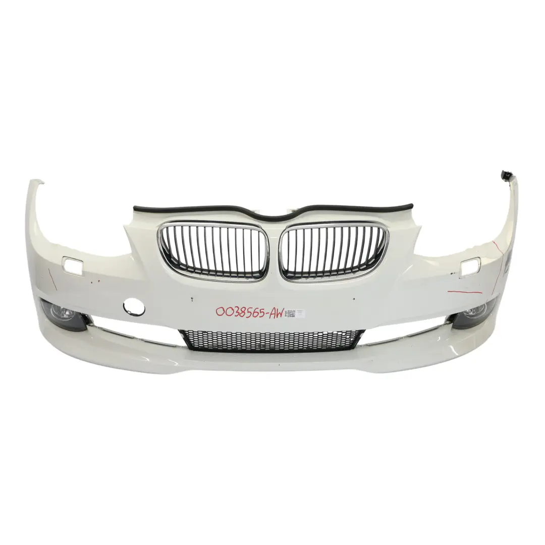 Bumper Front BMW E92 E93 LCI Trim Panel Alpinweiss 3 Alpine White - 300 to with Part number 0038565 Bumper Front BMW E92 E93 LCI Trim Panel Alpinweiss 3 Alpine White - 300 - SKU 0038565-AW - Part number 0038565