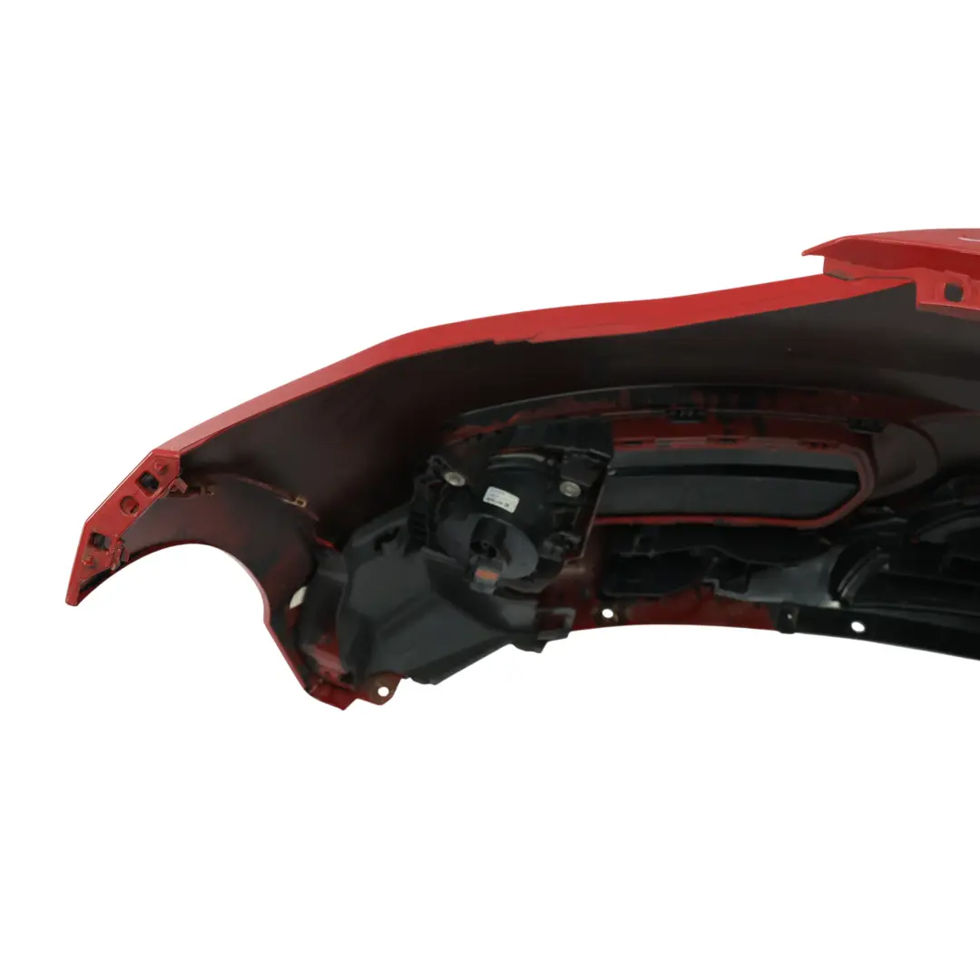 BMW F20 F21 Bumper Front Complete Trim Panel Covering Karmesinrot Red - A61 - SKU 0038868-KAR - Part number 0038868