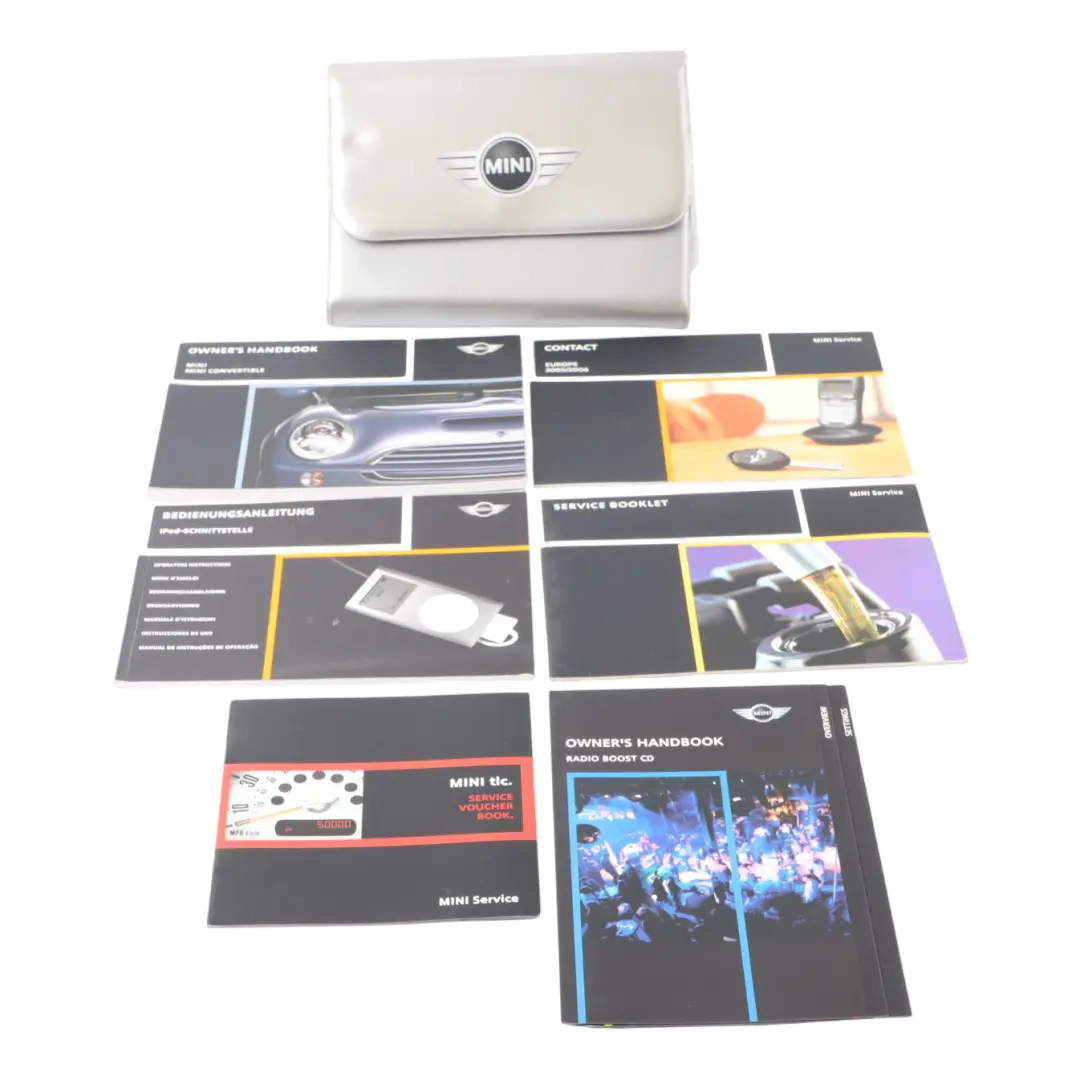 Owner's Handbook Mini R50 R52 R53 Instructions Manual Book Set Pouch Case Wallet to with Part number 0159123 Owner's Handbook Mini R50 R52 R53 Instructions Manual Book Set Pouch Case Wallet - SKU 0159123-3 - Part number 0159123