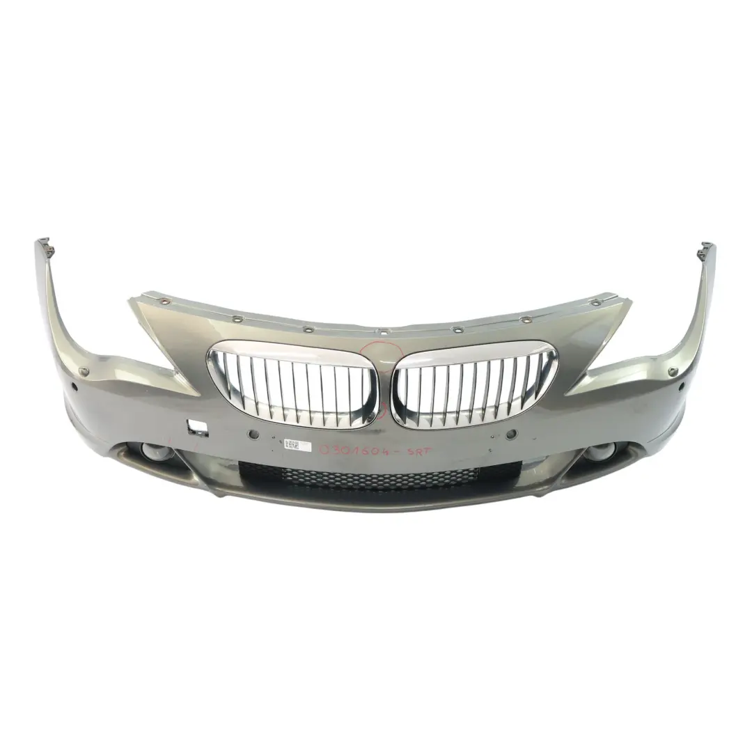 Front Bumper Trim Panel Covering PDC Stratus Grey Metallic - 440 to BMW E63 E64 with Part number 0301604 BMW E63 E64 Front Bumper Trim Panel Covering PDC Stratus Grey Metallic - 440 - SKU 0301604-SRT - Part number 0301604