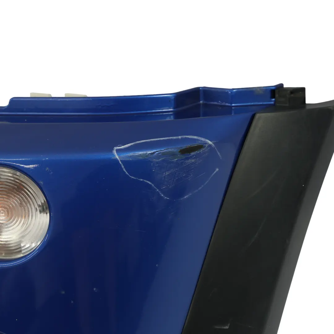 Front Bumper Complete Trim Panel Hyper Blue Metallic - A28 to Mini R50 R52 with Part number 0308998 Mini R50 R52 Front Bumper Complete Trim Panel Hyper Blue Metallic - A28 - SKU 0308998-HYB - Part number 0308998