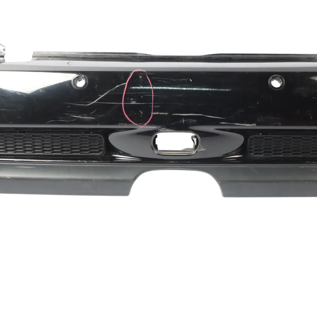 Bumper PDC Cabrio Cooper S Panel Schwarz 2 Black - 668 to Mini R52 Rear with Part number 0309220 Mini R52 Rear Bumper PDC Cabrio Cooper S Panel Schwarz 2 Black - 668 - SKU 0309220-SCH - Part number 0309220