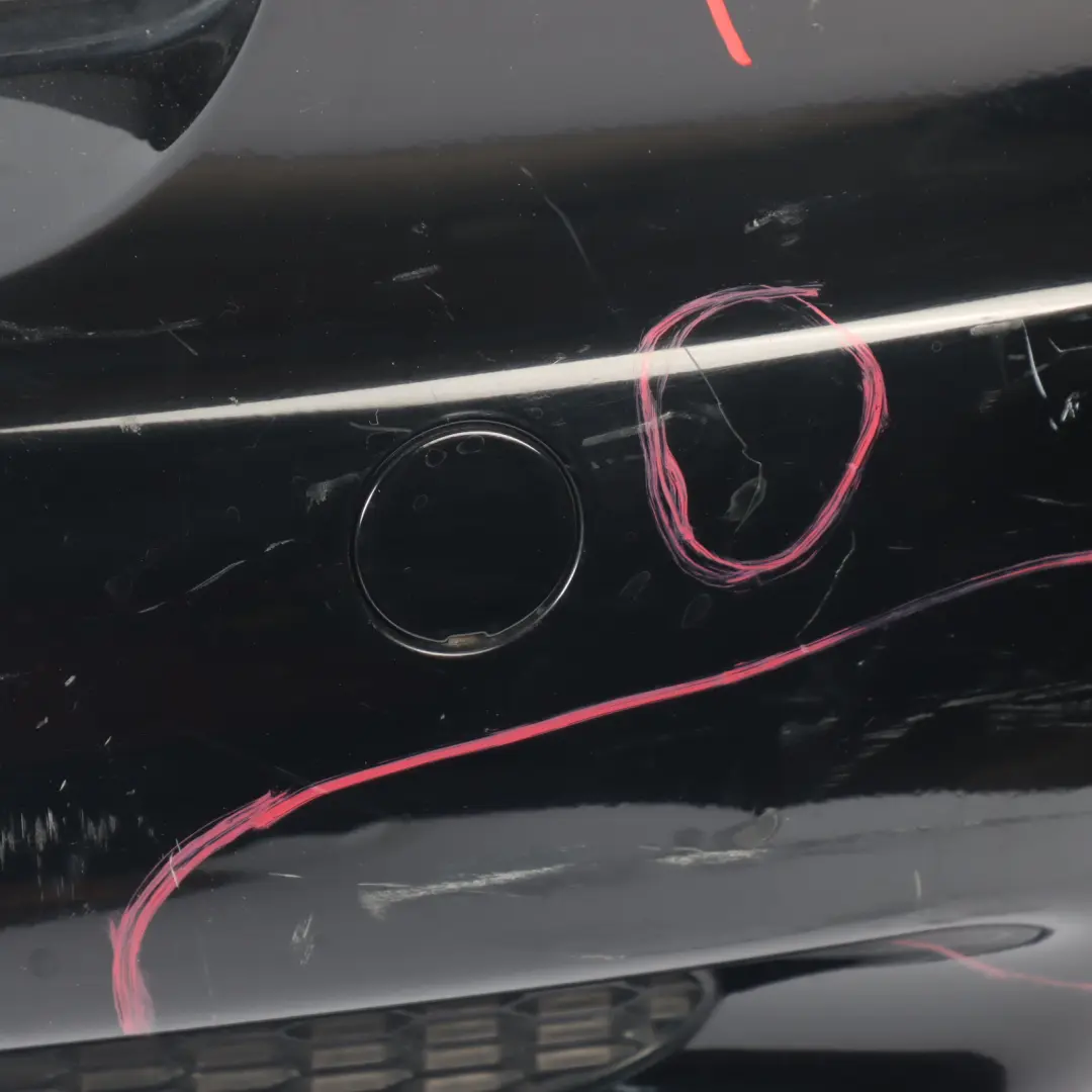 Mini R52 Rear Bumper PDC Cabrio Cooper S Panel Schwarz 2 Black - 668 - SKU 0309220-SCH - Part number 0309220