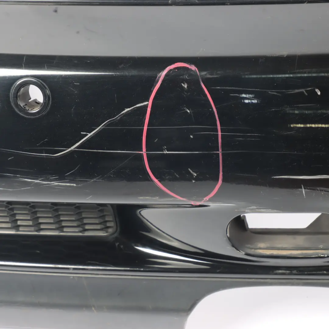 Mini R52 Rear Bumper PDC Cabrio Cooper S Panel Schwarz 2 Black - 668 - SKU 0309220-SCH - Part number 0309220