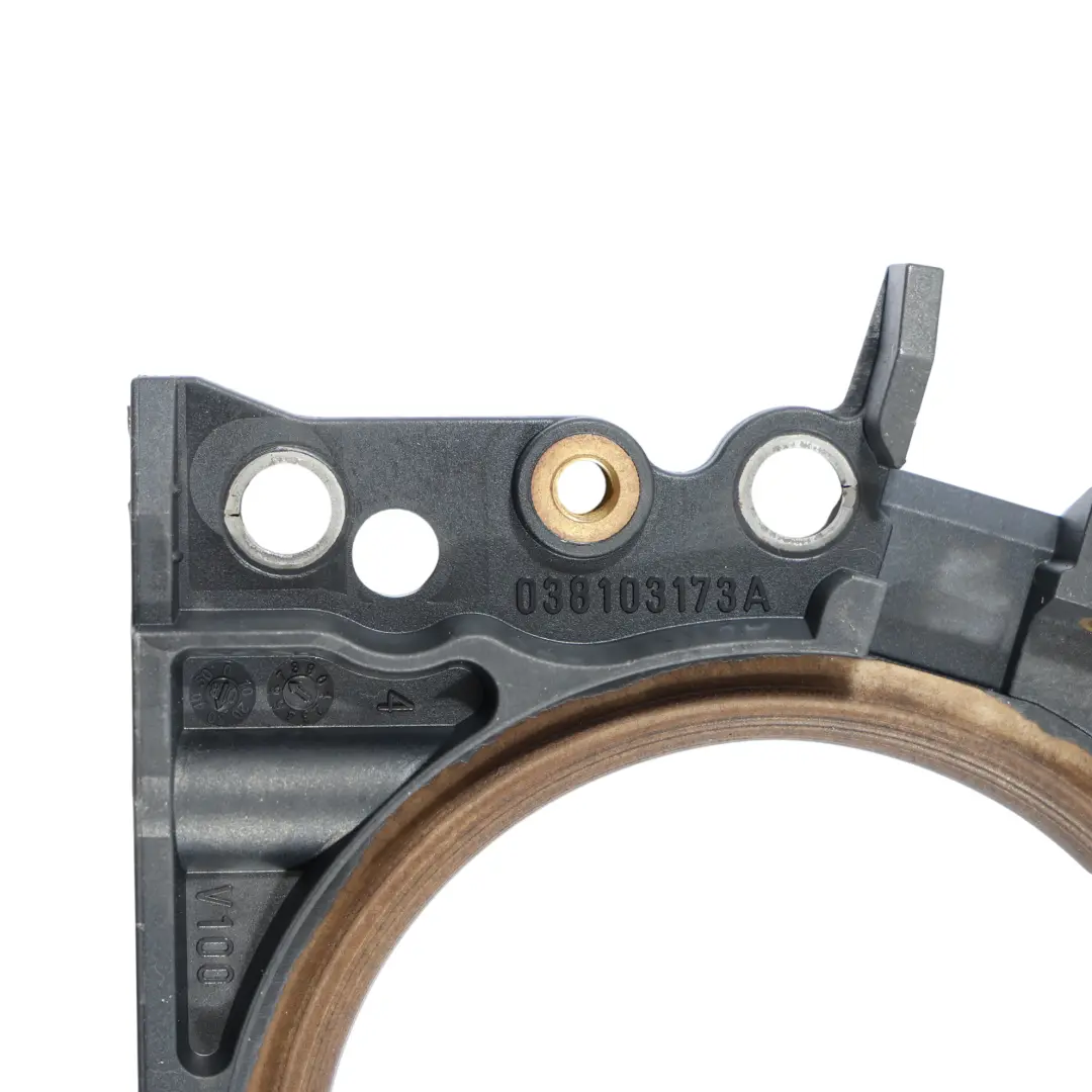 Crankshaft Cover Seal Flange 038103173A to Audi A3 8P 1.9 TDI Diesel with Part number 038103171S Audi A3 8P 1.9 TDI Diesel Crankshaft Cover Seal Flange 038103173A - SKU 038103171S - Part number 038103171S