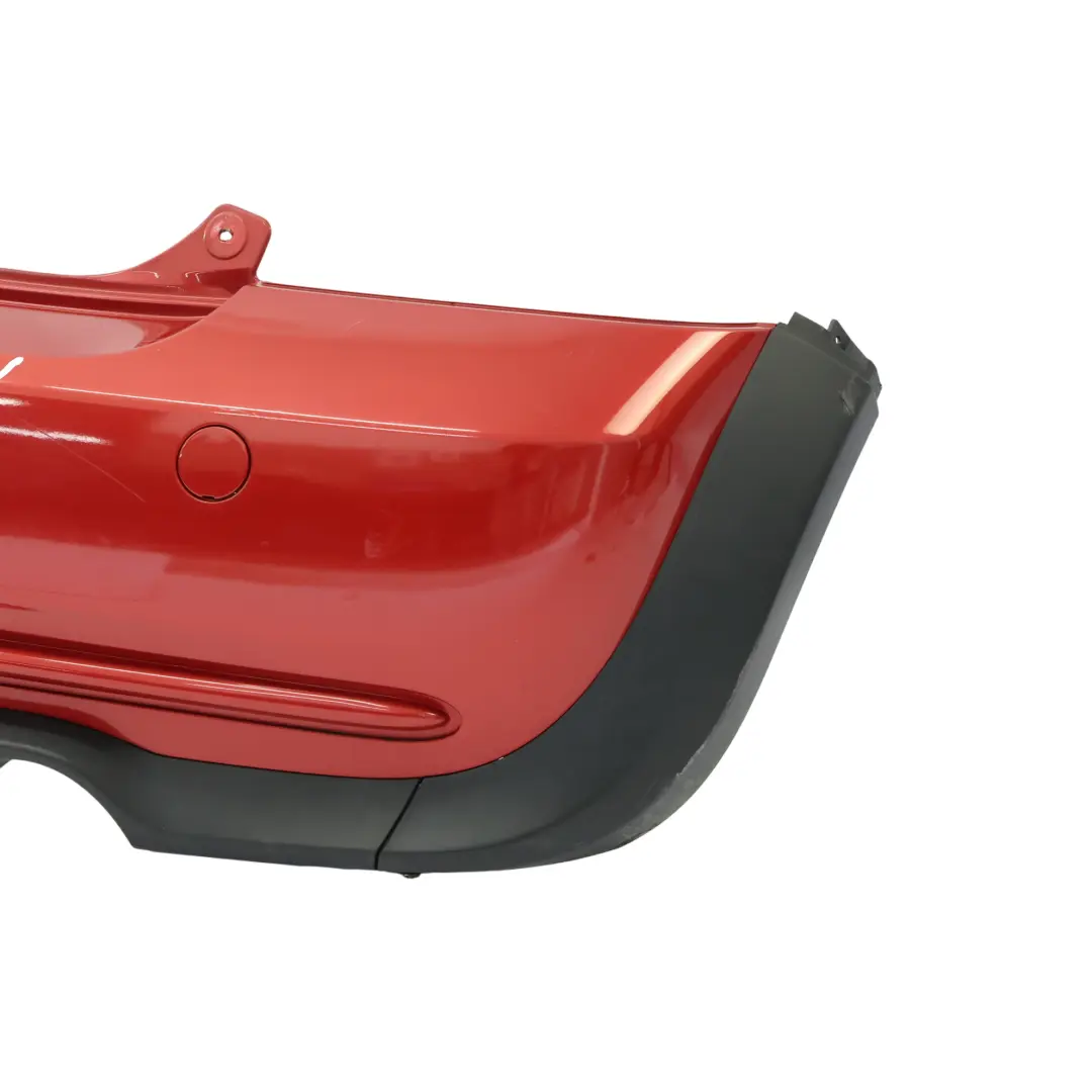 Bumper Trim Panel Covering Solar Red Metallic - A47 to Mini R50 Rear with Part number 0393501 Mini R50 Rear Bumper Trim Panel Covering Solar Red Metallic - A47 - SKU 0393501-SRE - Part number 0393501