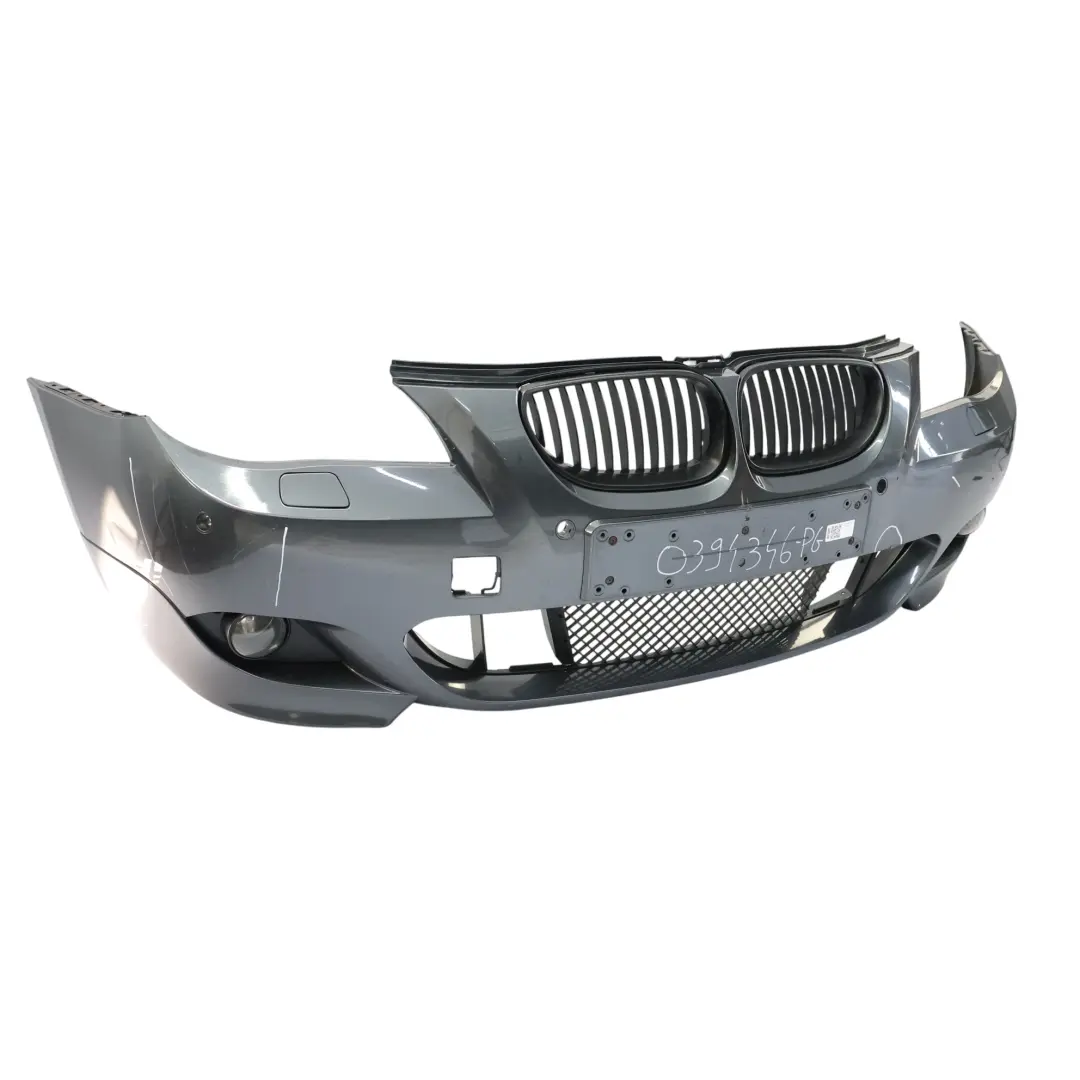 BMW E60 E61 Zderzak Przedni M-Pakiet Platingrau Szary Metalik - A68 - SKU 0394346-PG - Numer Części 0394346