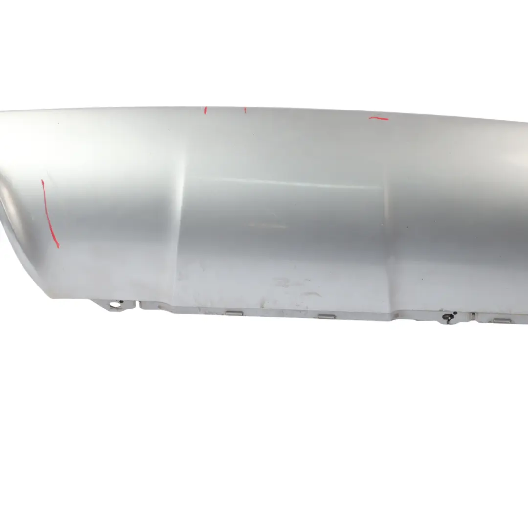 Rear Bumper Diffuser BMW E60 E61 M Sport Cover Trim Silbergrau - A08 - SKU 0395228-SBG - Part number 0395228