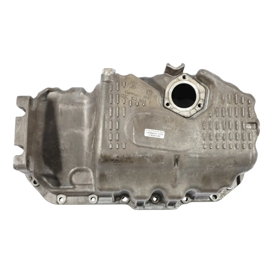 Mk6 1.4 TSI CAVD Petrol Engine Oil Sump to VW Golf with Part number 03C103603T VW Golf Mk6 1.4 TSI CAVD Petrol Engine Oil Sump - SKU 03C103603T - Part number 03C103603T