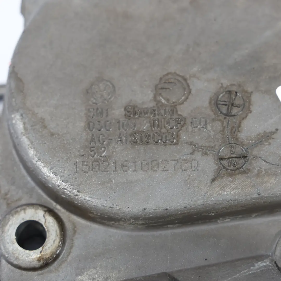 VW Volkswagen Golf 1K 1.4 TSI CAVD Motor Steuergehäuse Deckel 03C109211CP - SKU 03C109210BG - Teilenummer 03C109210BG