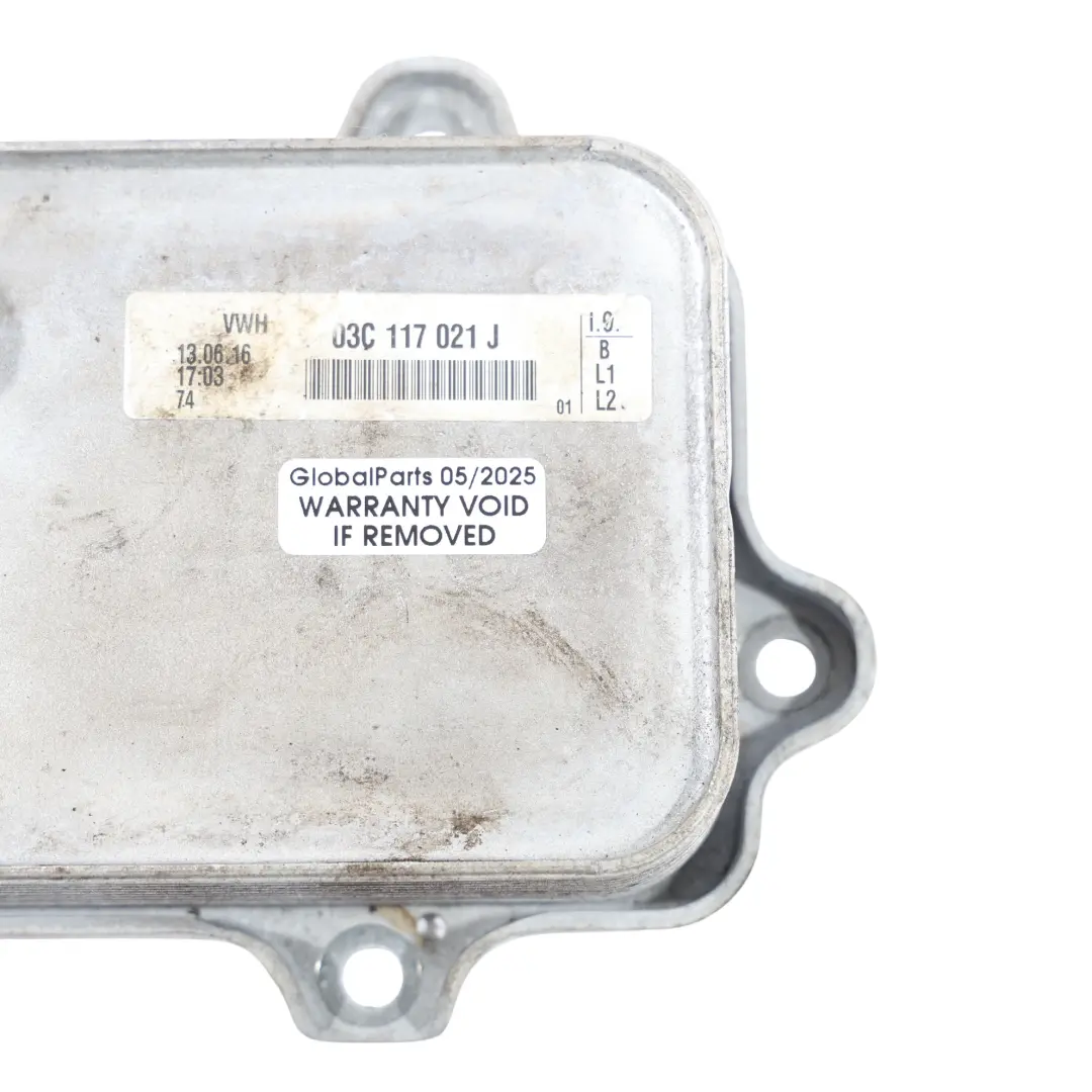 Mk6 1.4 TSI CAVD Öl Kühler Kühlung für Volkswagen Golf mit Teilenummer 03C117021J Volkswagen Golf Mk6 1.4 TSI CAVD Öl Kühler Kühlung - SKU 03C117021J - Teilenummer 03C117021J