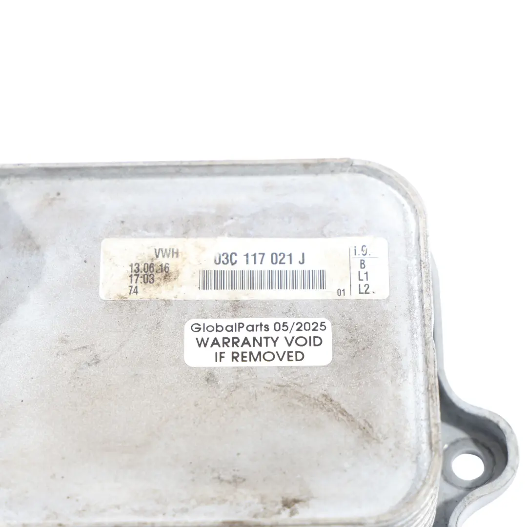 Mk6 1.4 TSI CAVD Oil Cooler Cooling to Volkswagen Golf with Part number 03C117021J Volkswagen Golf Mk6 1.4 TSI CAVD Oil Cooler Cooling - SKU 03C117021J - Part number 03C117021J