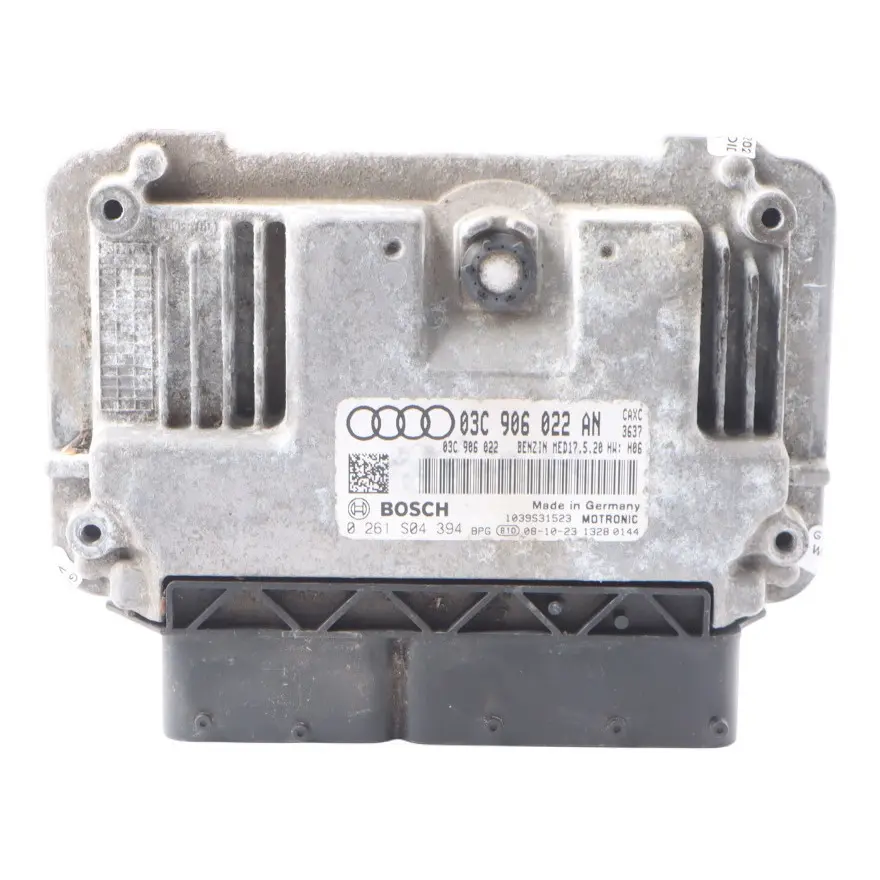 CAXC 1.4 TFSI 125HP Petrol Engine Control Unit ECU Manual to Audi A3 8P with Part number 03C906022AN Audi A3 8P CAXC 1.4 TFSI 125HP Petrol Engine Control Unit ECU Manual - SKU 03C906022AN - Part number 03C906022AN