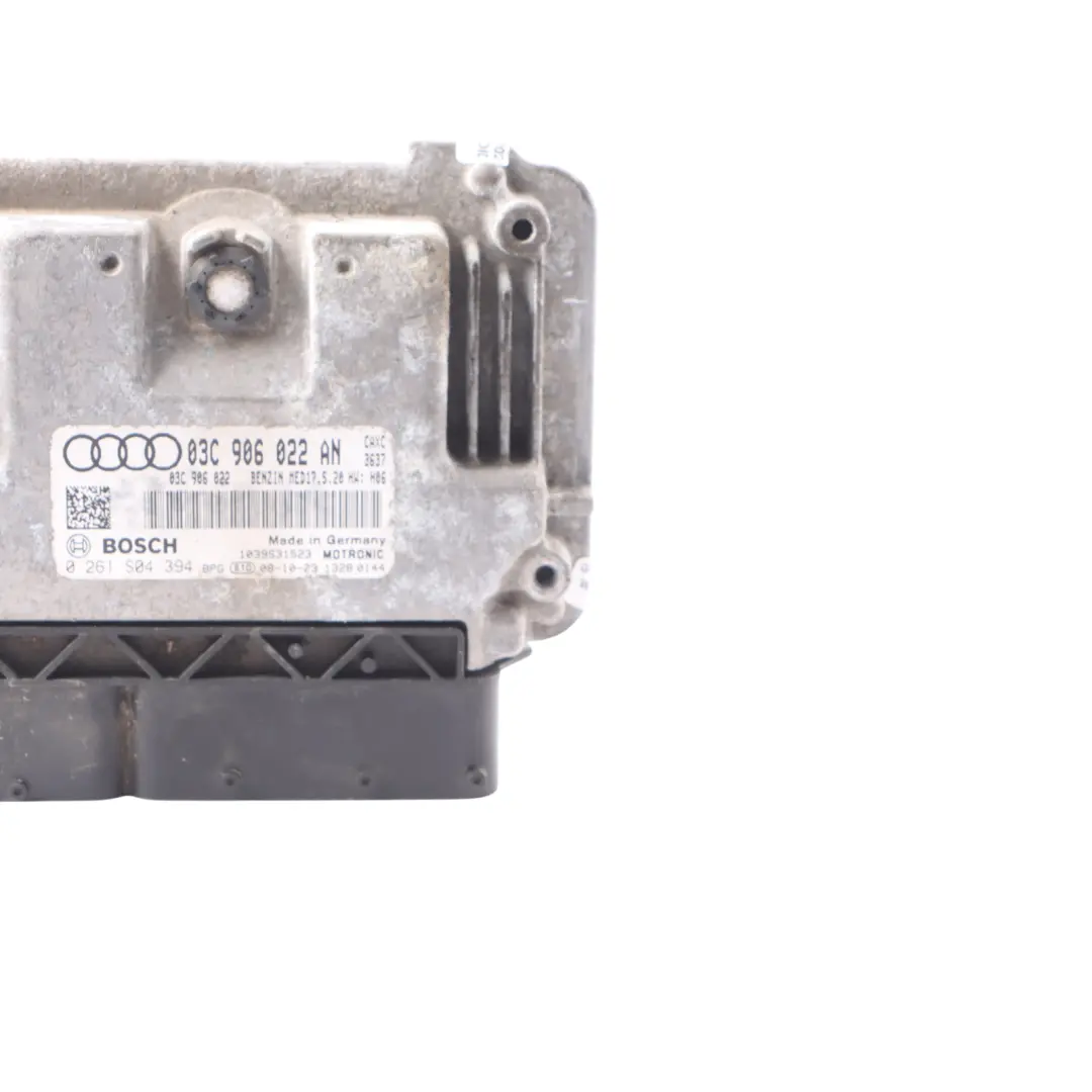 Audi A3 8P CAXC 1.4 TFSI 125HP Petrol Engine Control Unit ECU Manual - SKU 03C906022AN - Part number 03C906022AN