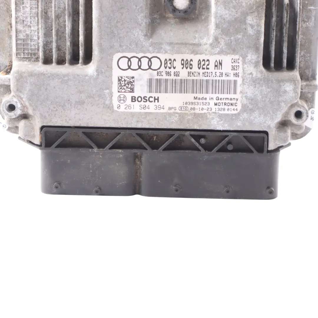 Audi A3 8P CAXC 1.4 TFSI 125HP Petrol Engine Control Unit ECU Manual - SKU 03C906022AN - Part number 03C906022AN