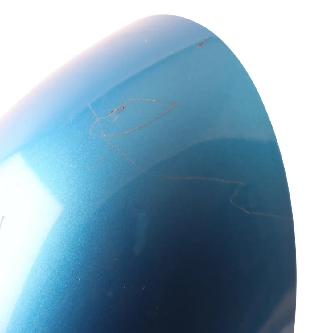 Mini R55 R56 Mirror Cover Fold Cap Trim Right O/S Door Wing Laser Blue - A59 - SKU 0415376-LAB - Part number 0415376