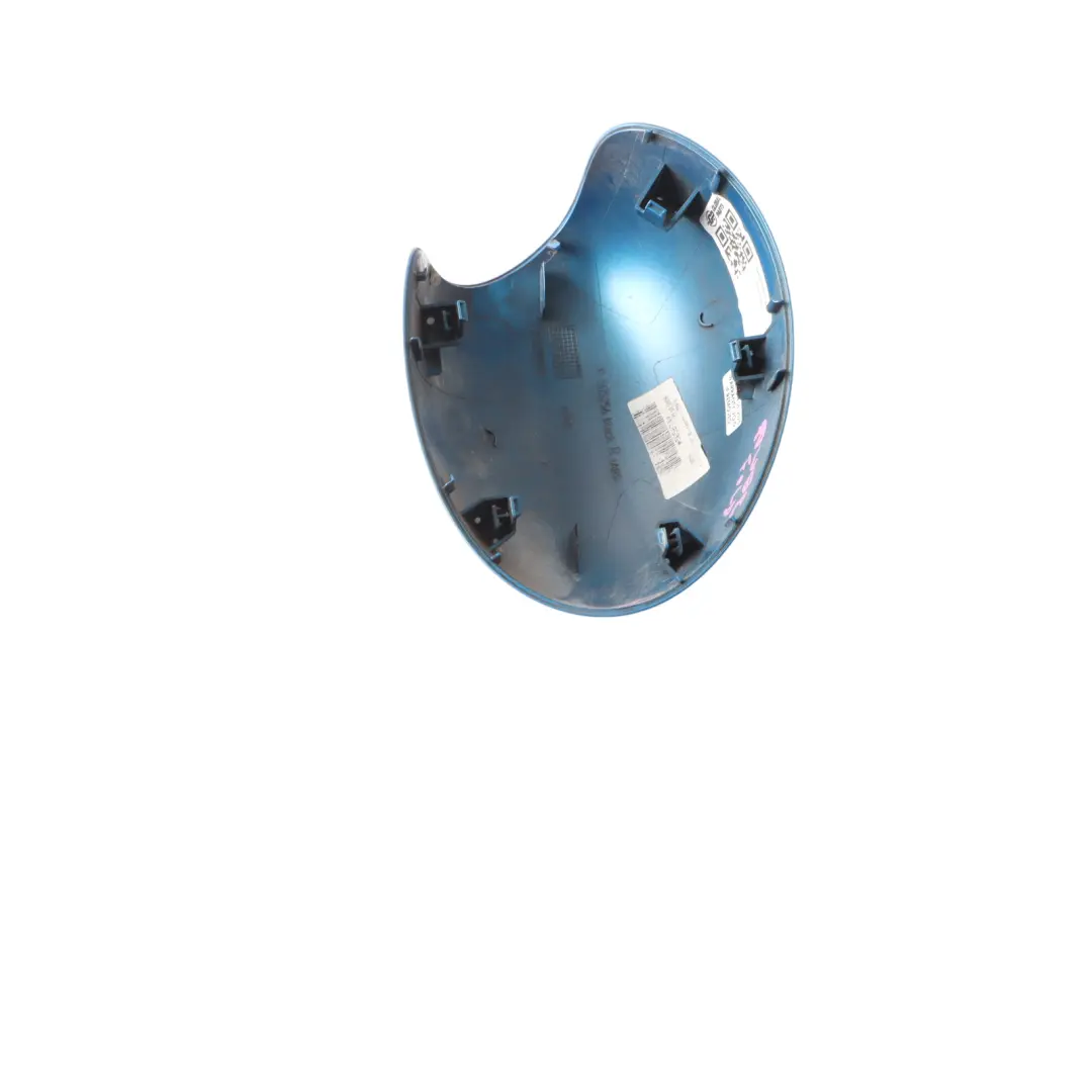 Mini R55 R56 Mirror Cover Fold Cap Trim Right O/S Door Wing Laser Blue - A59 - SKU 0415376-LAB - Part number 0415376