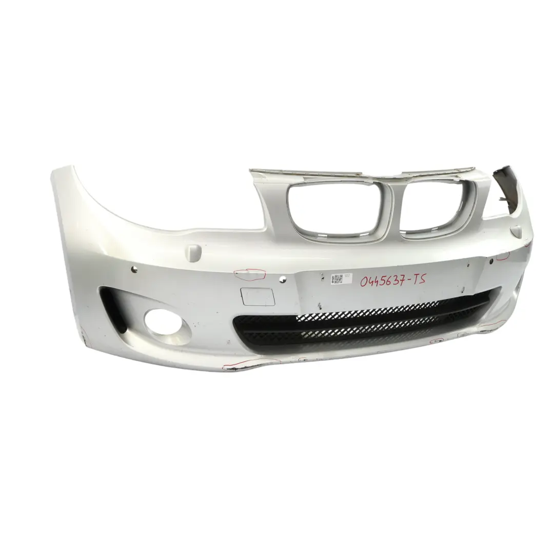 Front Bumper BMW E81 E87 M Sport Aerokit Trim Panel Titansilber Metallic - 354 to with Part number 0445637 Front Bumper BMW E81 E87 M Sport Aerokit Trim Panel Titansilber Metallic - 354 - SKU 0445637-TS - Part number 0445637