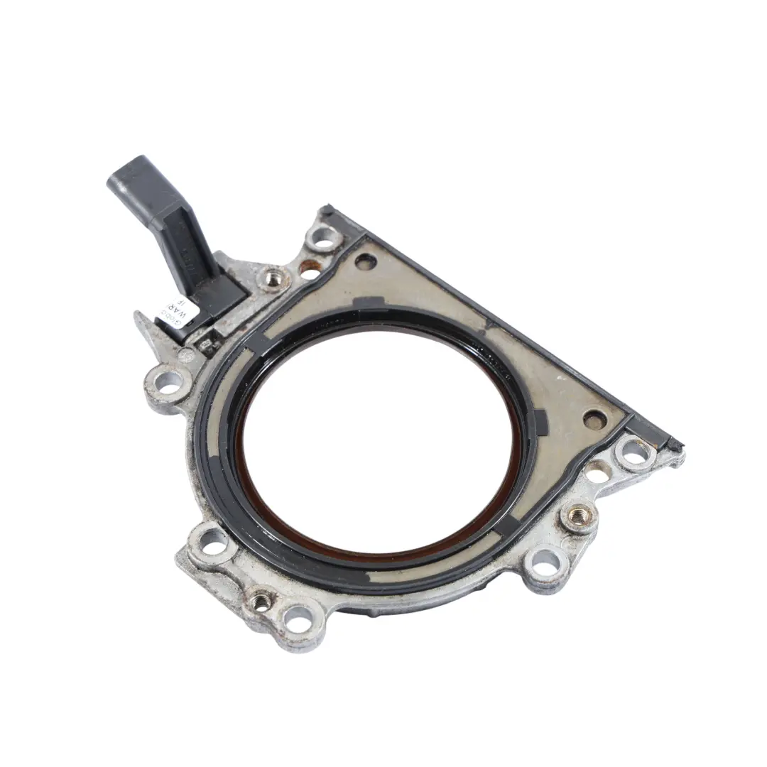 Audi A5 8T 2.0 TDI CSUB Crankshaft Oil Seal Cover With Sensor - SKU 04L103170E - Part number 04L103170E