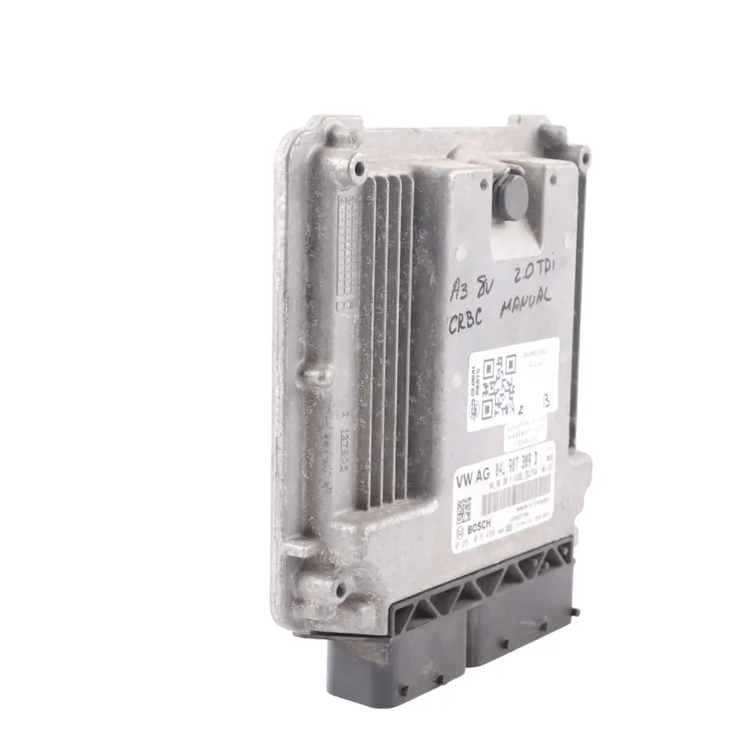 Audi A3 8V 2.0 TDI CRBC 150HP Engine Control Module Unit ECU Manual - SKU 04L907309D-1 - Part number 04L907309D