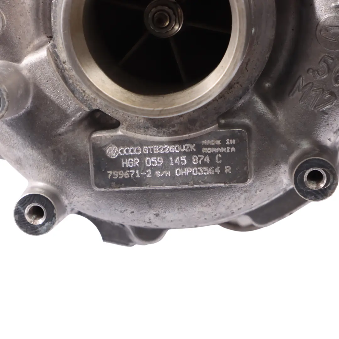 Garrett Turbolader für Audi A5 8T 3.0 TDI Diesel Turbo Charger mit Teilenummer 059145874L Audi A5 8T 3.0 TDI Diesel Turbo Charger Garrett Turbolader - SKU 059145874L - Teilenummer 059145874L