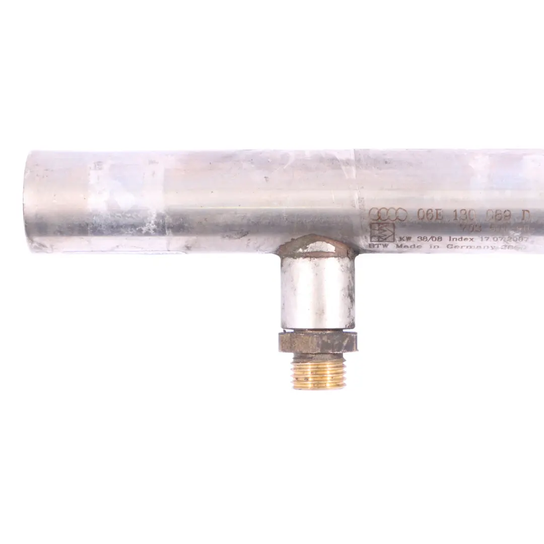 Gasolina Rail Inyección Combustible Izquierda para Audi A4 B8 3.2 FSI V6 con número de pieza 06E130089D Audi A4 B8 3.2 FSI V6 Gasolina Rail Inyección Combustible Izquierda - SKU 06E130089D - Número de pieza 06E130089D