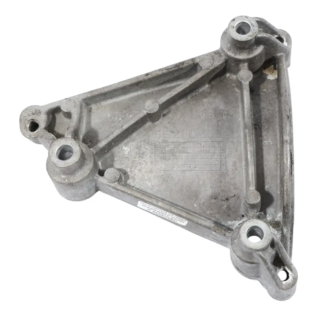 Support Pompe Compresseur De Climatisation pour Audi A4 S4 B8 à propos du numéro de pièce 06E260835C Audi A4 S4 B8 Support Pompe Compresseur De Climatisation - SKU 06E260835C - Numéro de pièce 06E260835C