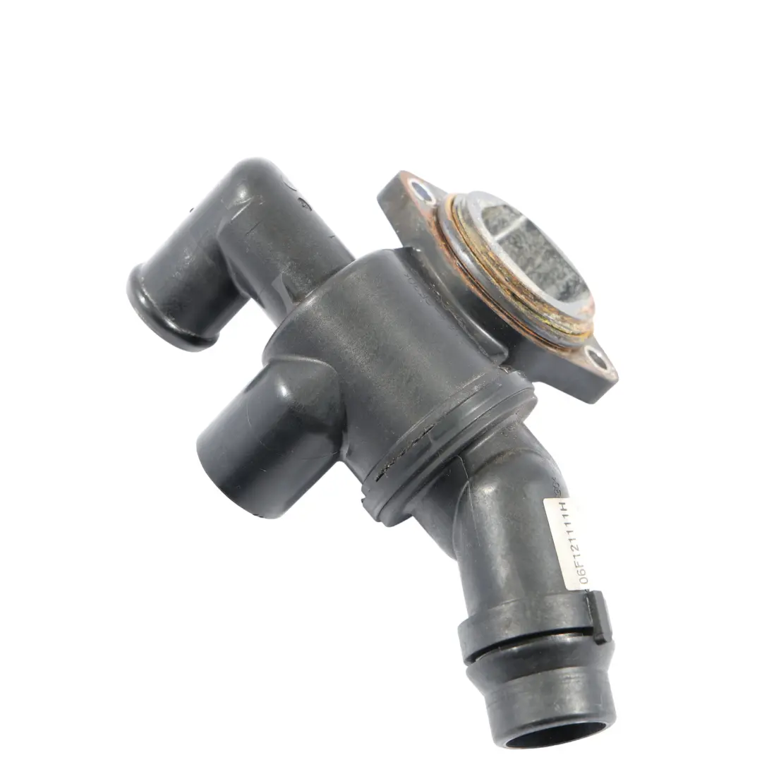 Coolant Thermostat Housing Unit to Audi A3 S3 8P 2.0 TFSI with Part number 06F121111H Audi A3 S3 8P 2.0 TFSI Coolant Thermostat Housing Unit - SKU 06F121111H - Part number 06F121111H