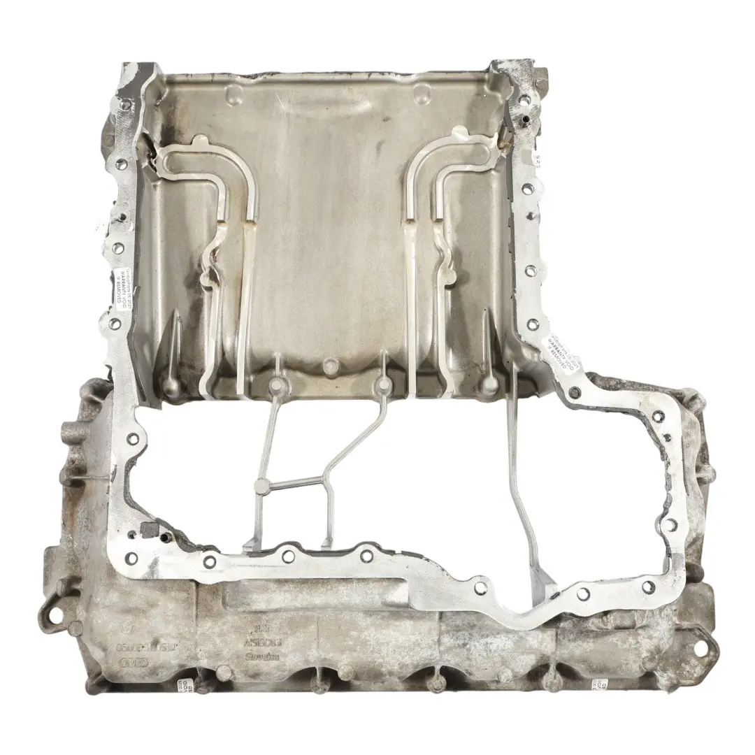 Oil Pan Sump Upper Top Engine Part Petrol 3.0 TFSI to Audi A4 S4 B9 with Part number 06M103805M Audi A4 S4 B9 Oil Pan Sump Upper Top Engine Part Petrol 3.0 TFSI - SKU 06M103805M - Part number 06M103805M
