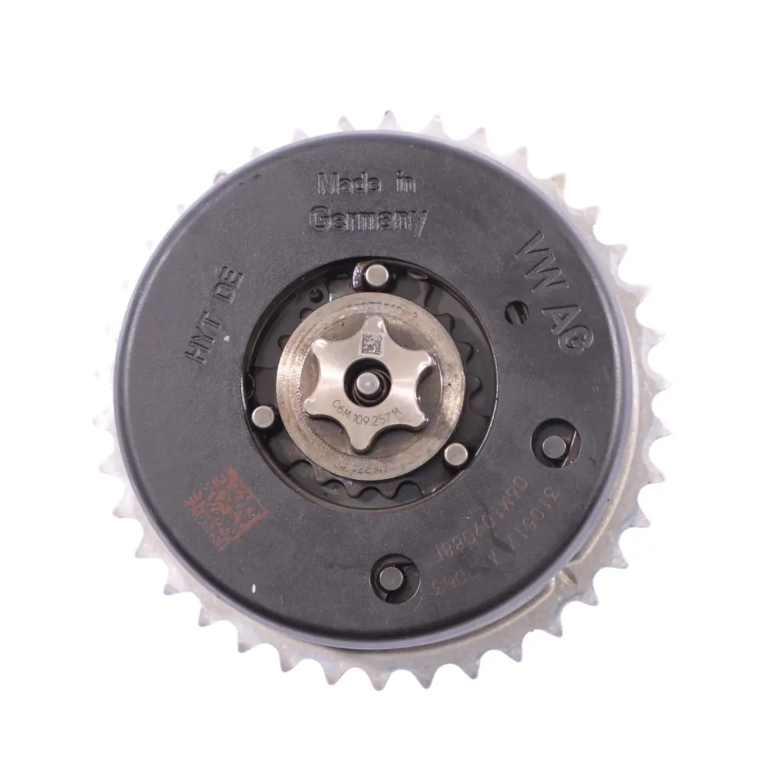 Nockenwellenversteller Audi S4 B8 S5 F5 3.0 TFSI Einlassriemenscheibe für mit Teilenummer 06M109088F Nockenwellenversteller Audi S4 B8 S5 F5 3.0 TFSI Einlassriemenscheibe - SKU 06M109088F - Teilenummer 06M109088F