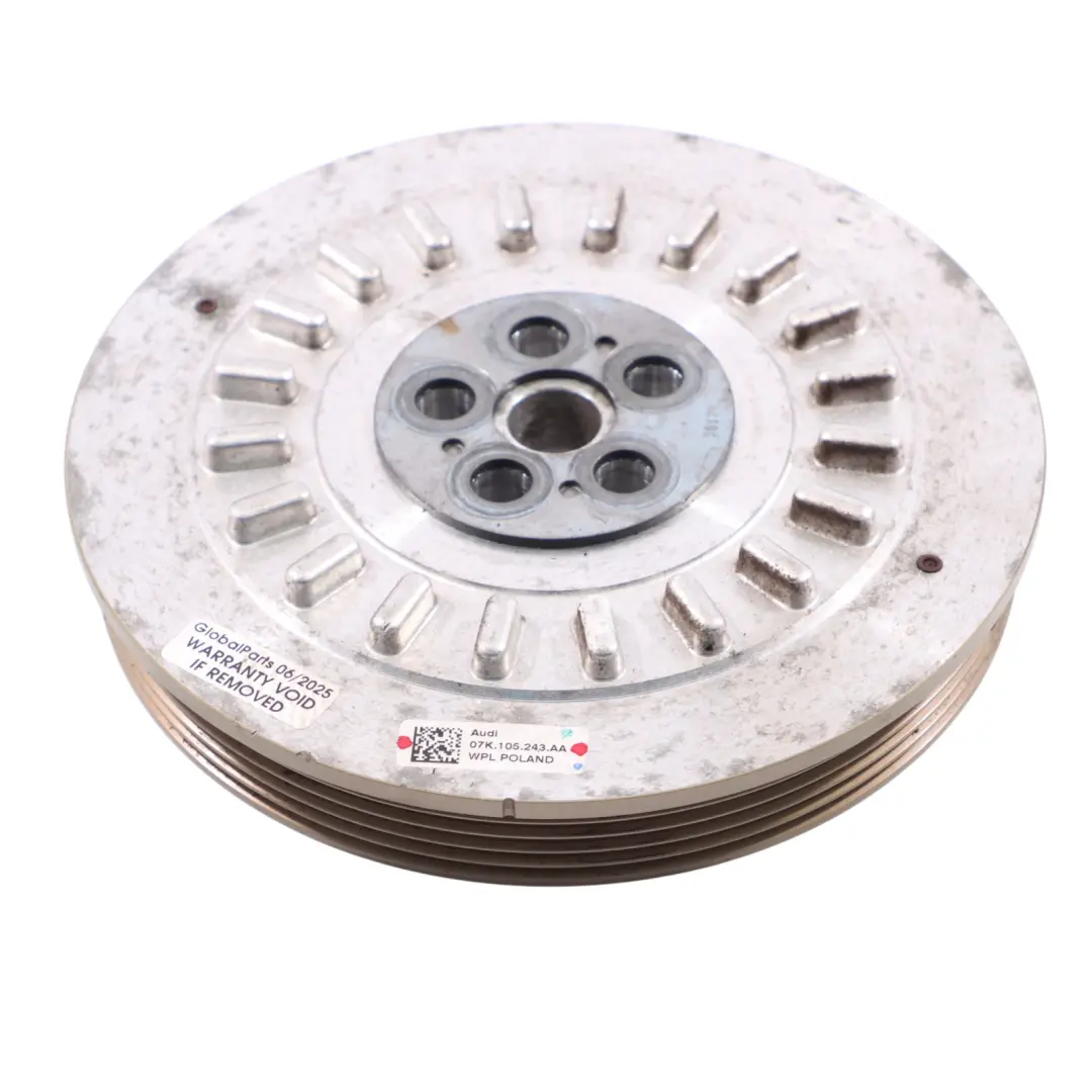 Audi RS3 8V Poulie De Vilebrequin Amortisseur De Vibrations 2.5 TFSI - SKU 07K105243AA - Numéro de pièce 07K105243AA