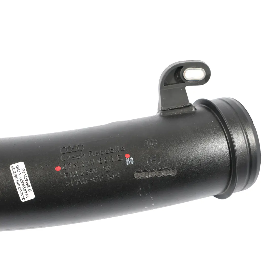 Audi RS3 8V Air Intake Hose Charge Intercooler Pipe Line 2.5 TFSI - SKU 07K129665E - Part number 07K129665E