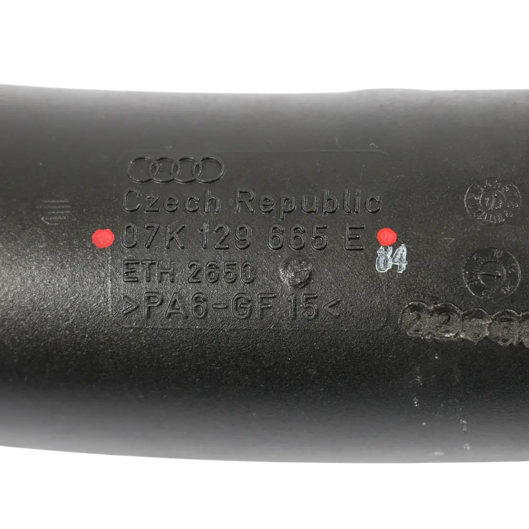 Audi RS3 8V Rura Przewód Dolot Powietrza Doładowania 2.5 TFSI - SKU 07K129665E - Numer Części 07K129665E
