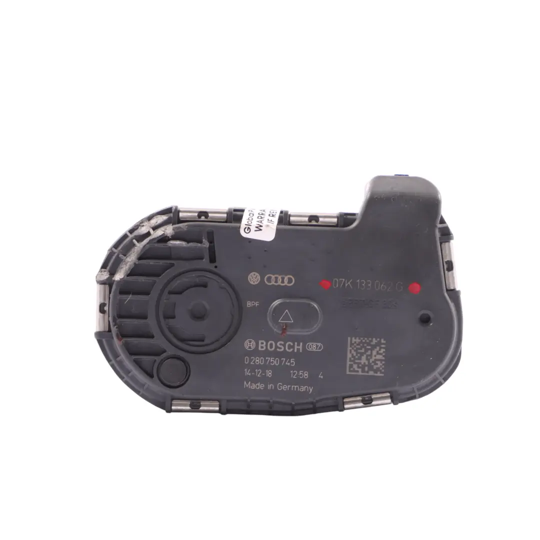 Throttle Body Valve Flap Motor Actuator to Audi RS3 8V 2.5 TFSI Engine with Part number 07K133062G Audi RS3 8V 2.5 TFSI Engine Throttle Body Valve Flap Motor Actuator - SKU 07K133062G - Part number 07K133062G