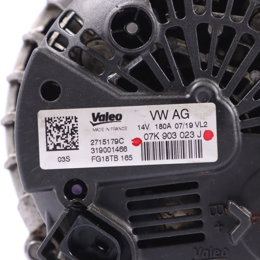 Licht Maschine 14V 180A für Audi RS3 8V 2.5 TFSI mit Teilenummer 07K903023J Audi RS3 8V 2.5 TFSI Licht Maschine 14V 180A - SKU 07K903023J - Teilenummer 07K903023J