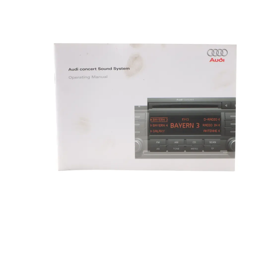 Audi A3 8P Owner's Handbook Manual Service Booklet Pouch Case Wallet Set - SKU 1125618PA20-2 - Part number 1125618PA20