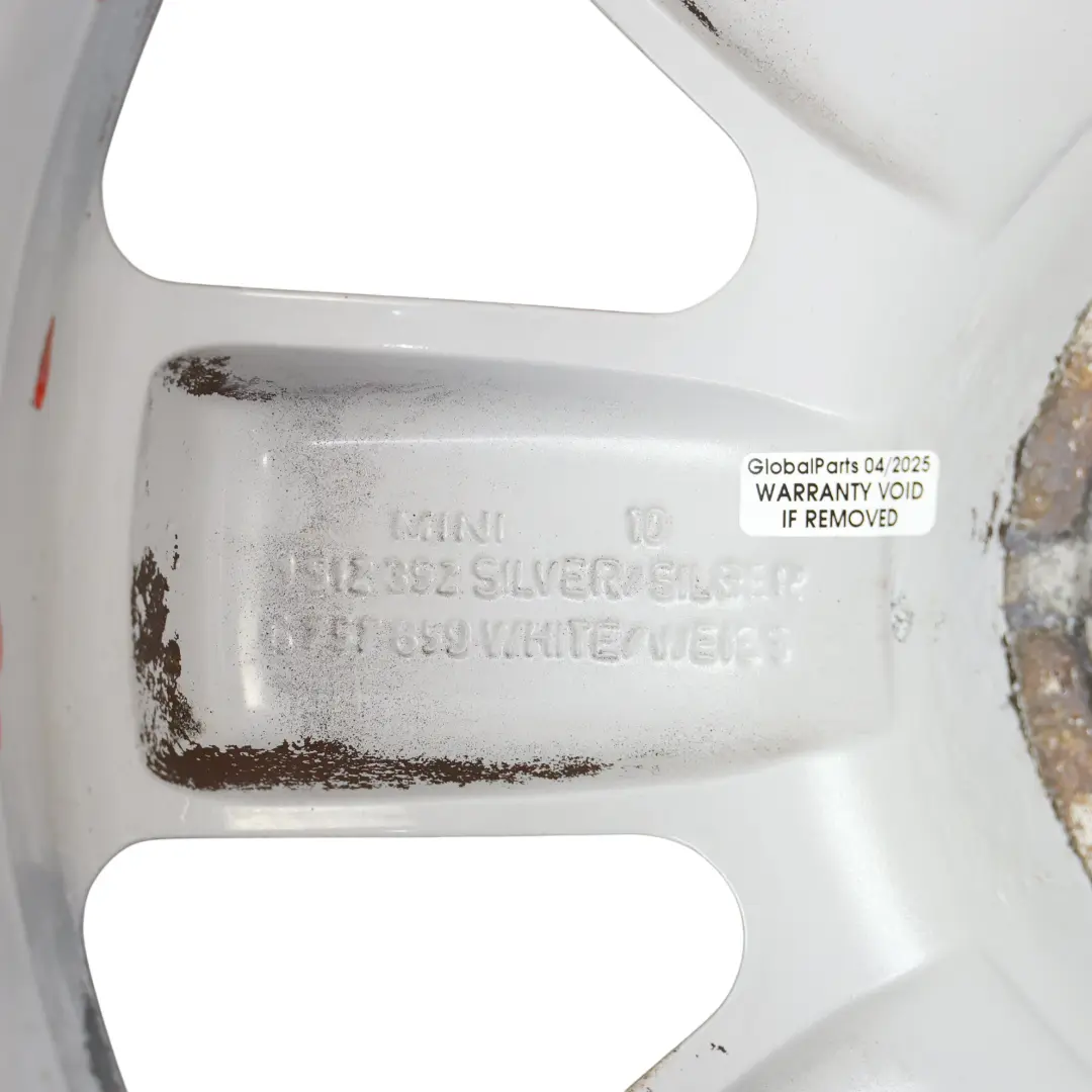 Llanta De aleacion negra 17" ET:48 7J S-Spoke 85 para Mini Cooper One R50 R53 R55 R56 con número de pieza 1512352 Mini Cooper One R50 R53 R55 R56 Llanta De aleacion negra 17" ET:48 7J S-Spoke 85 - SKU 1512352-6 - Número de pieza 1512352