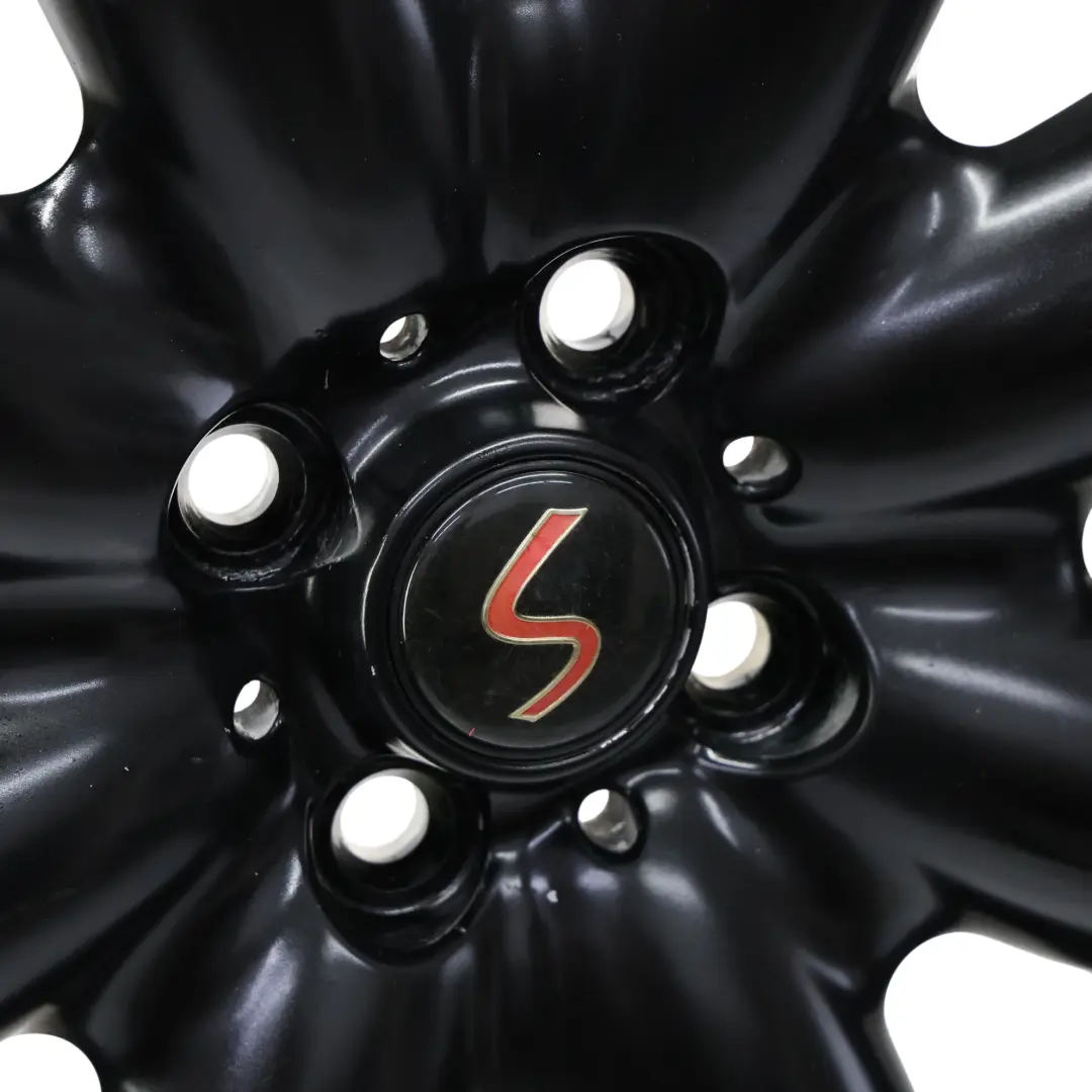 Llanta De aleacion negra 17" ET:48 7J S-Spoke 85 para Mini Cooper One R50 R53 R55 R56 con número de pieza 1512352 Mini Cooper One R50 R53 R55 R56 Llanta De aleacion negra 17" ET:48 7J S-Spoke 85 - SKU 1512352-6 - Número de pieza 1512352