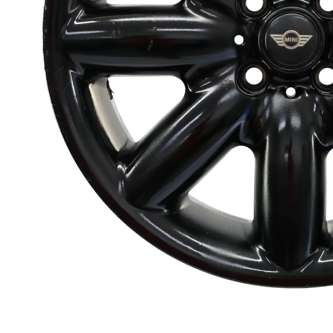 Mini Cooper R50 R53 R55 R56 R57 Black Wheel Alloy Rim 17" ET:48 7J S-Spoke 85 - SKU 1512352-8 - Part number 1512352