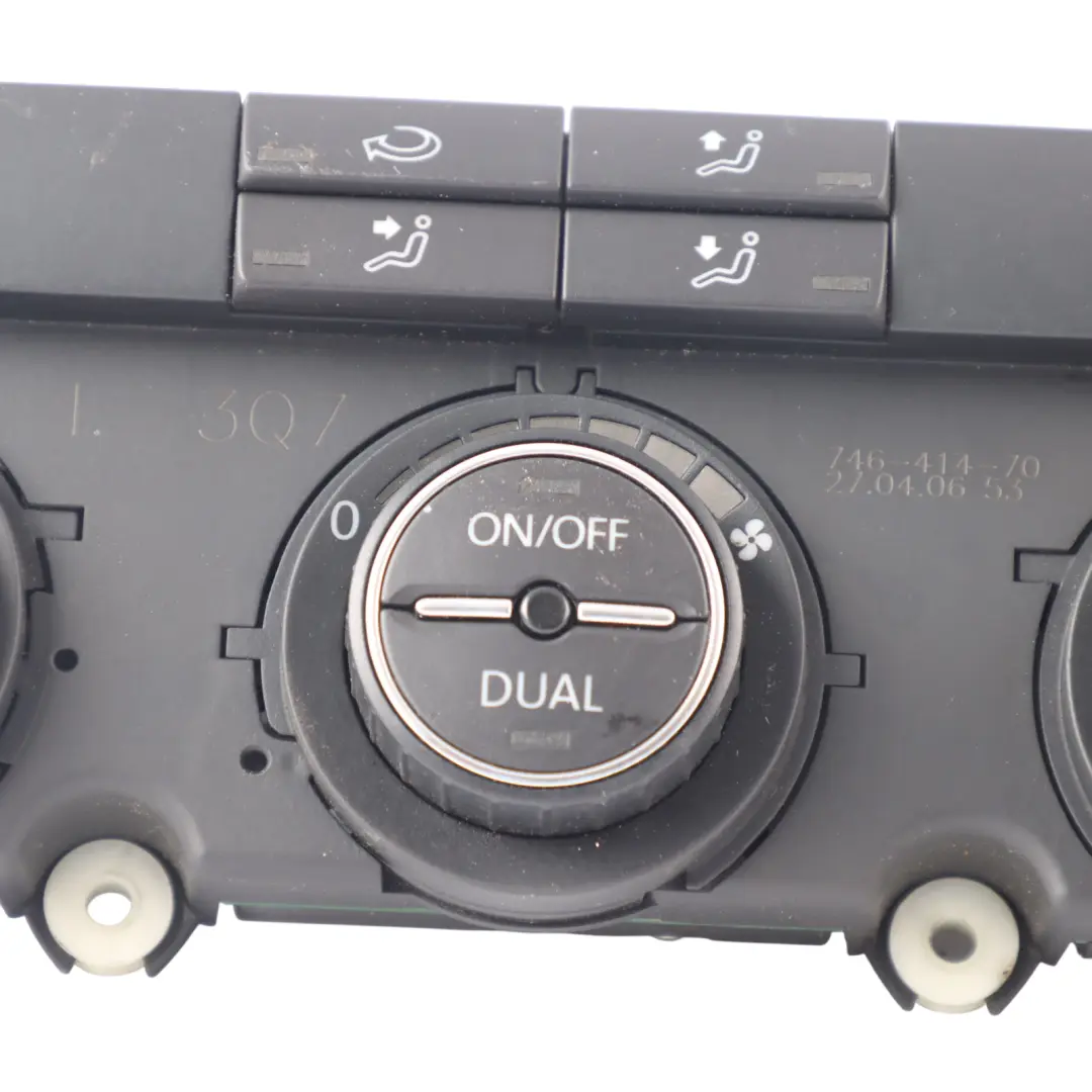 A/C Air Conditioning Control Switch Panel 1K0907044BD to VW Volkswagen Golf 5 with Part number 1K0907044BM VW Volkswagen Golf 5 A/C Air Conditioning Control Switch Panel 1K0907044BD - SKU 1K0907044BM - Part number 1K0907044BM