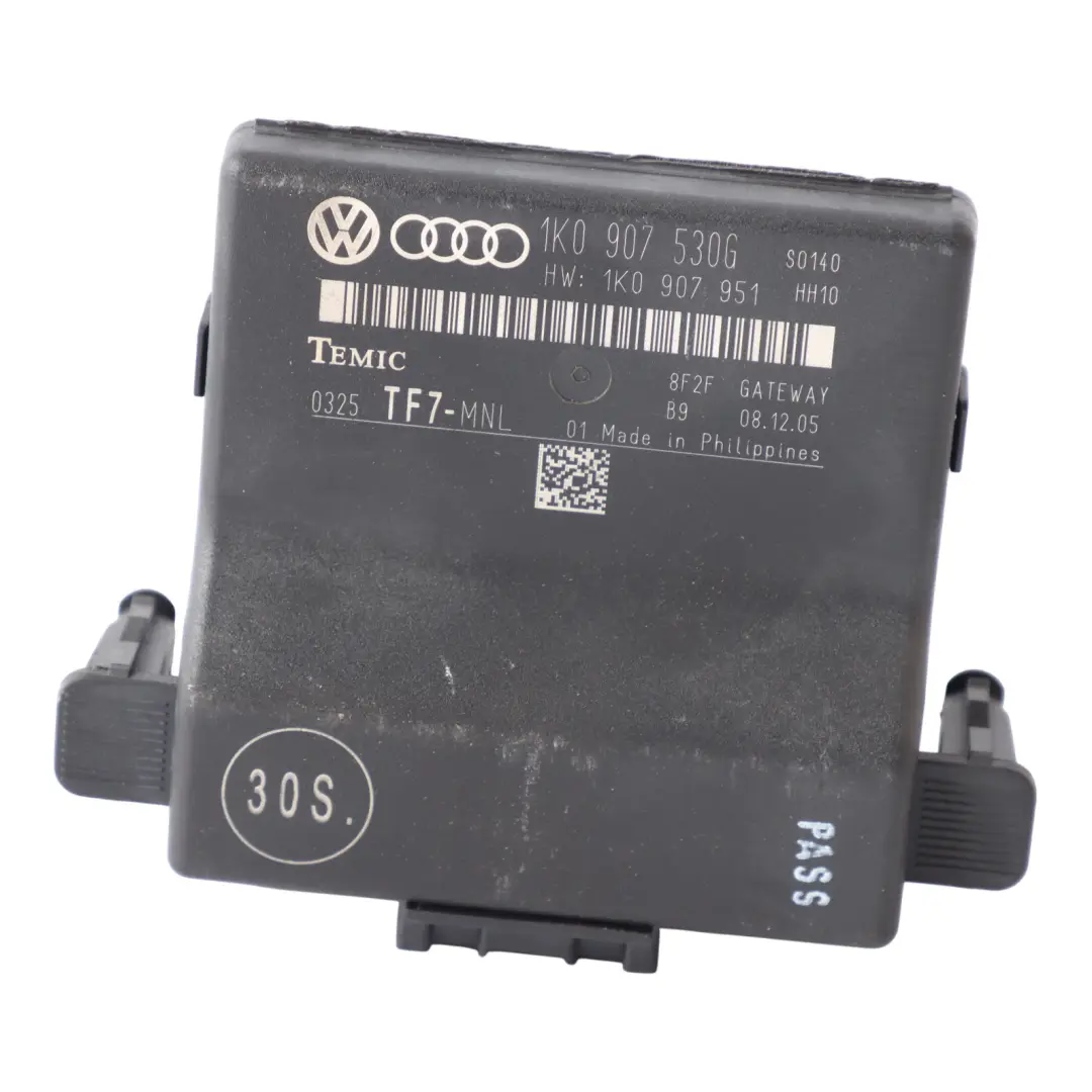 Gateway Module Interfaccia Diagnostica Unità Controllo ECU per Audi A3 8P con numero di parte 1K0907530G Audi A3 8P Gateway Module Interfaccia Diagnostica Unità Controllo ECU - SKU 1K0907530G - Numero di parte 1K0907530G