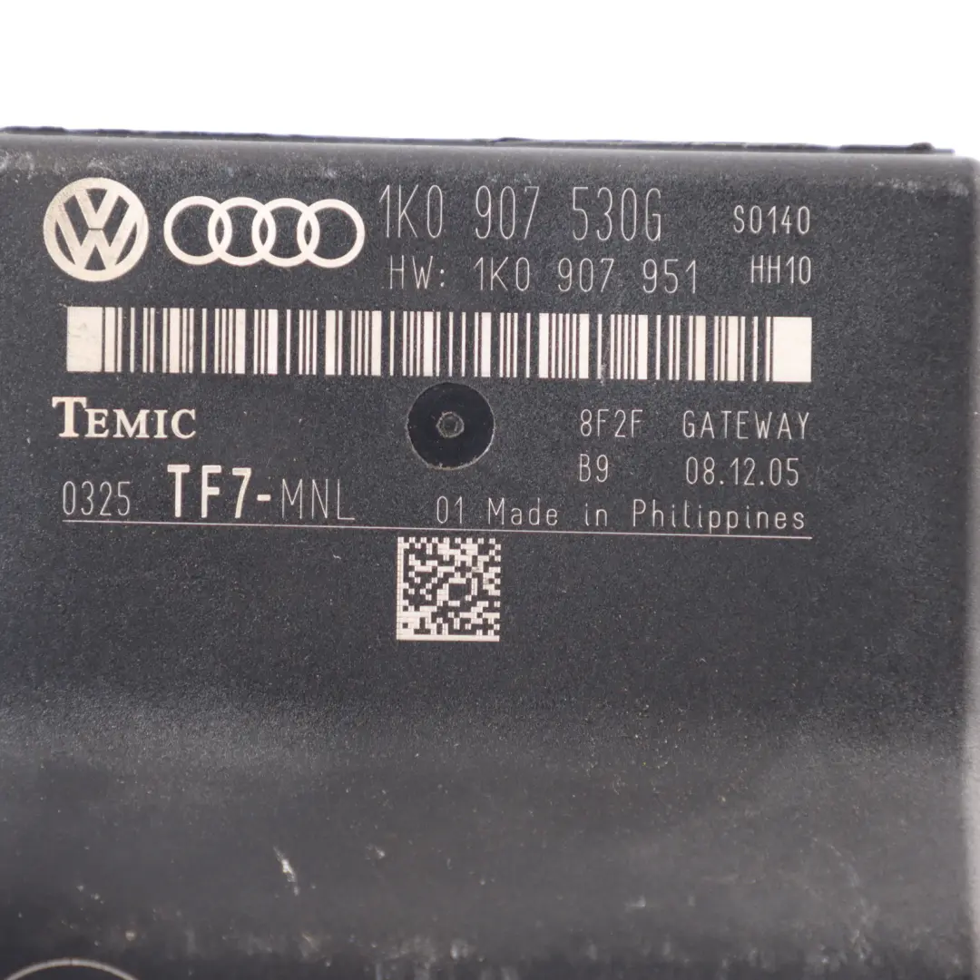Sterownik Moduł Gateway do Audi A3 8P o numerze 1K0907530G Audi A3 8P Sterownik Moduł Gateway - SKU 1K0907530G - Numer Części 1K0907530G