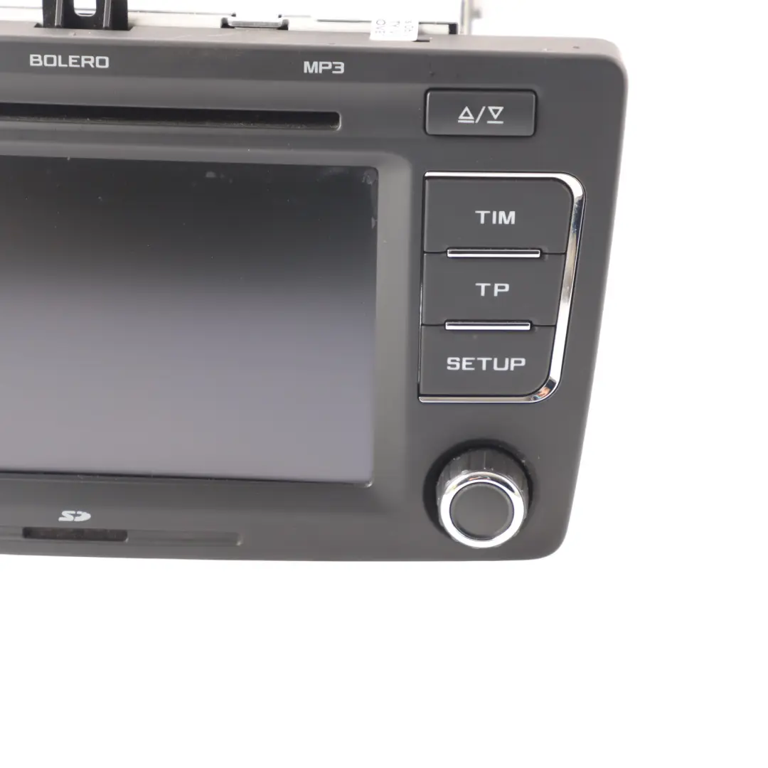 Multimedia Head Unit Bolero Radio CD MP3 Player to Skoda Octavia II with Part number 1Z0035156F Skoda Octavia II Multimedia Head Unit Bolero Radio CD MP3 Player - SKU 1Z0035156F - Part number 1Z0035156F