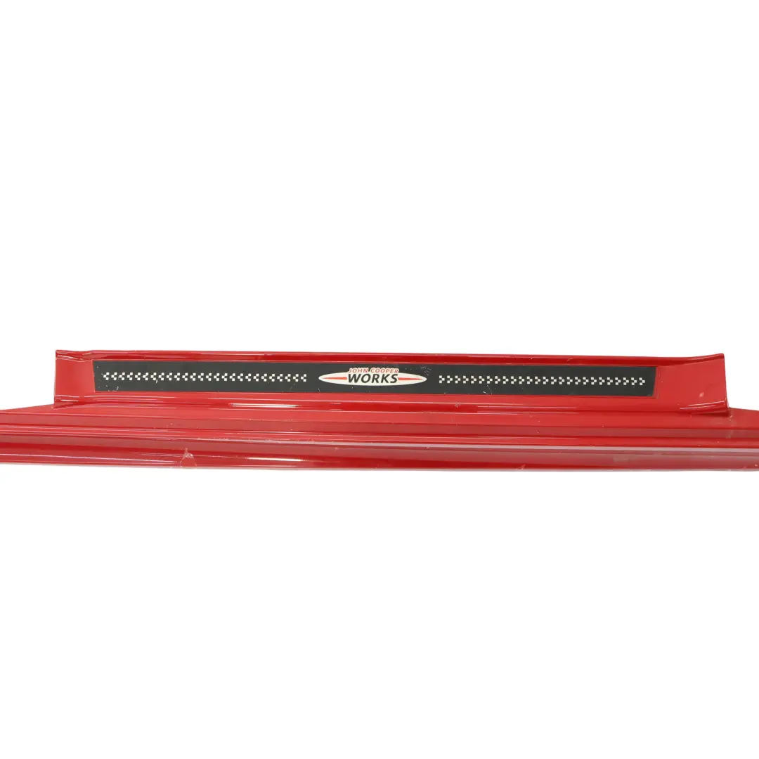 Cache latérale Mini R56 R57 JCW Garniture seuil porte droite Chili Red Rouge 851 pour à propos du numéro de pièce 2156418 Cache latérale Mini R56 R57 JCW Garniture seuil porte droite Chili Red Rouge 851 - SKU 2156418-CHRED1 - Numéro de pièce 2156418