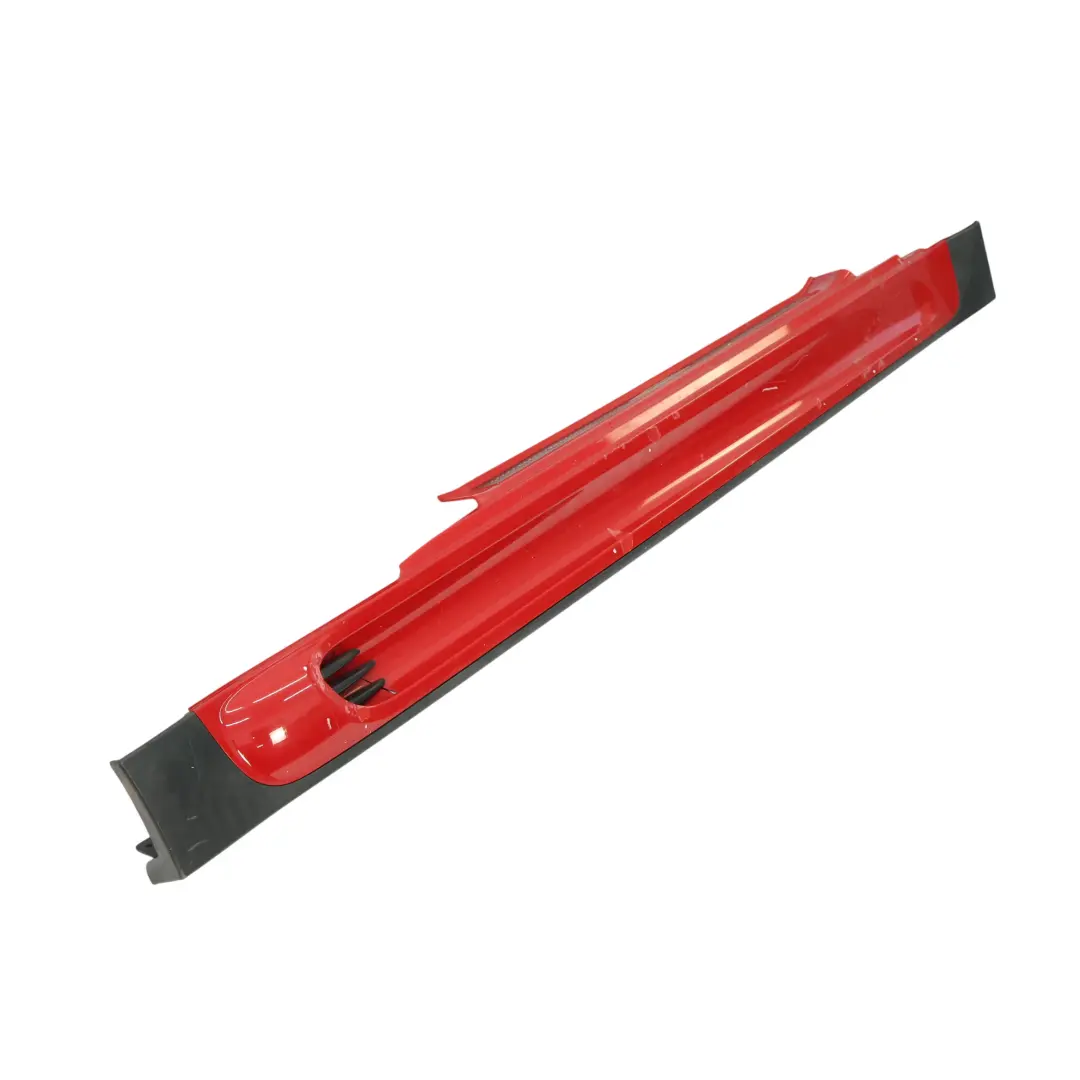 Cache latérale Mini R56 R57 JCW Garniture seuil porte droite Chili Red Rouge 851 pour à propos du numéro de pièce 2156418 Cache latérale Mini R56 R57 JCW Garniture seuil porte droite Chili Red Rouge 851 - SKU 2156418-CHRED1 - Numéro de pièce 2156418