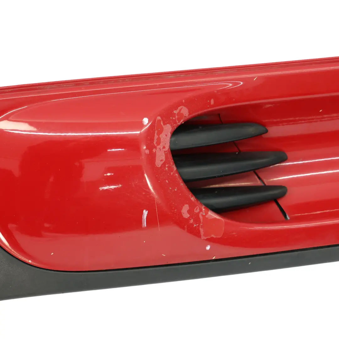  Cache latérale Mini R56 R57 JCW Garniture seuil porte droite Chili Red Rouge 851 - SKU 2156418-CHRED1 - Numéro de pièce 2156418