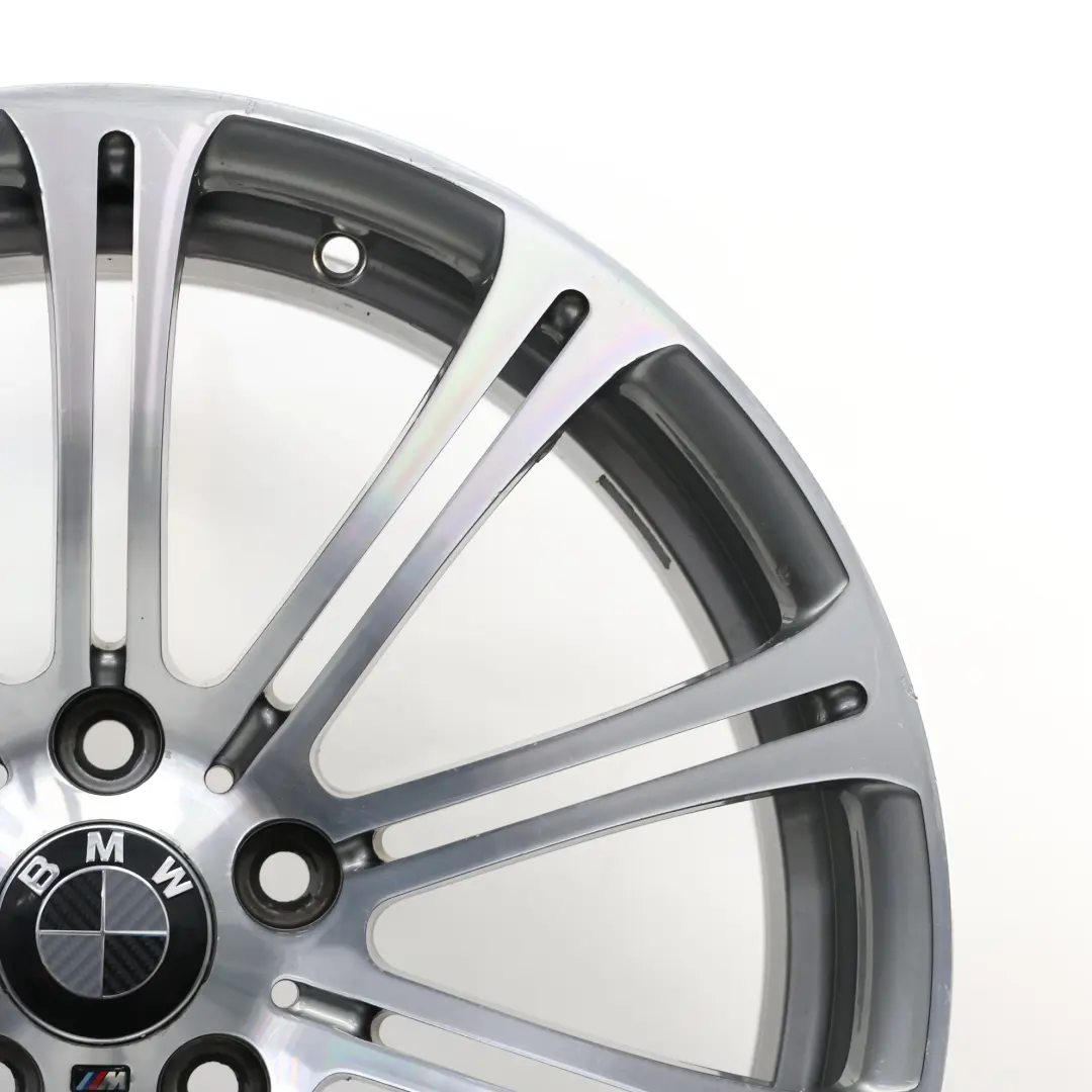 Vorderrad Silber Alufelge 19" 8,5J ET:29 M Styling 220 für BMW E90 E92 M3 mit Teilenummer 2283555 BMW E90 E92 M3 Vorderrad Silber Alufelge 19" 8,5J ET:29 M Styling 220 - SKU 2283555-3 - Teilenummer 2283555