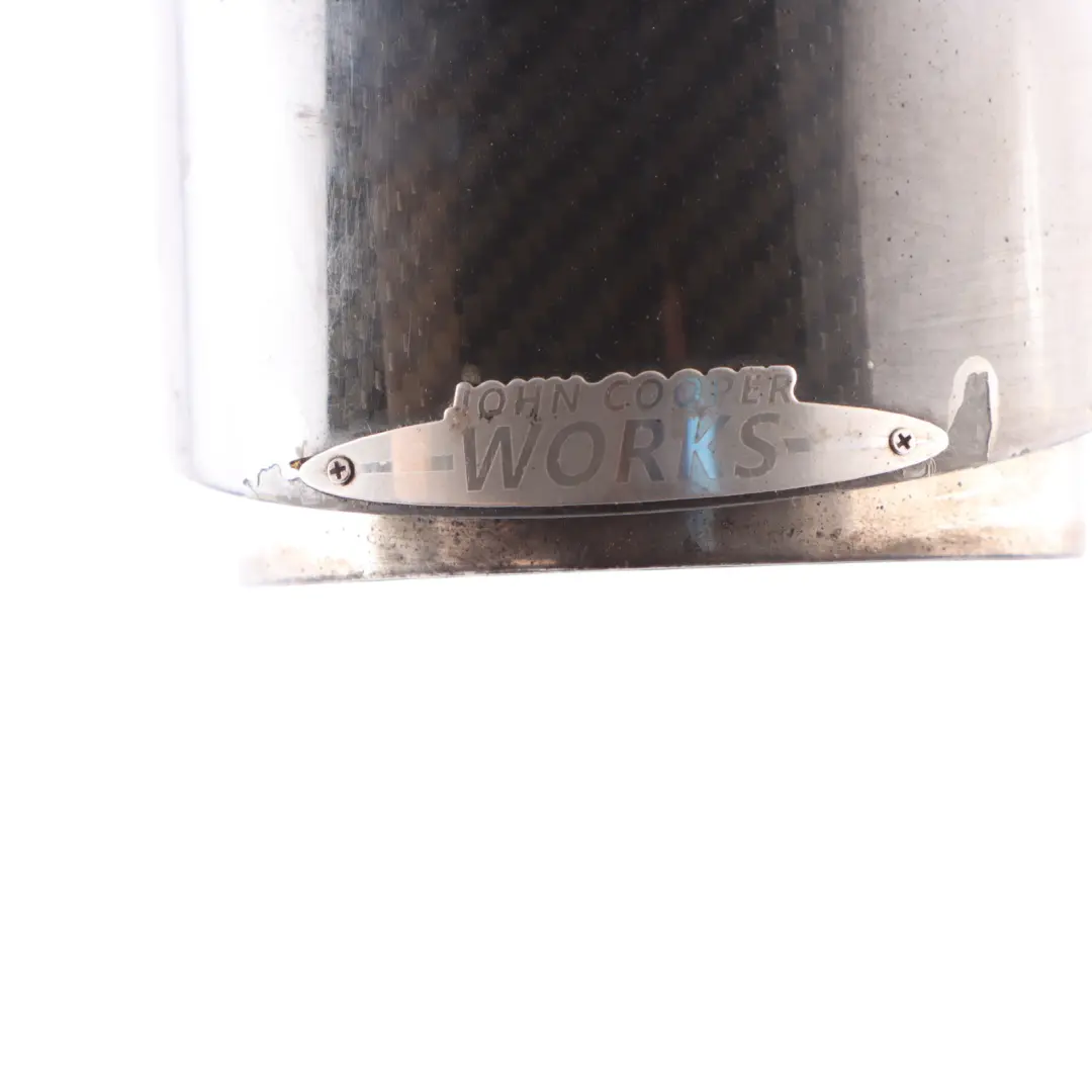 Mini F56 Rear Bumper Muffler Tailpipe Exhaust End Tip Cover Carbon Set - SKU 2468715 - Part number 2468715