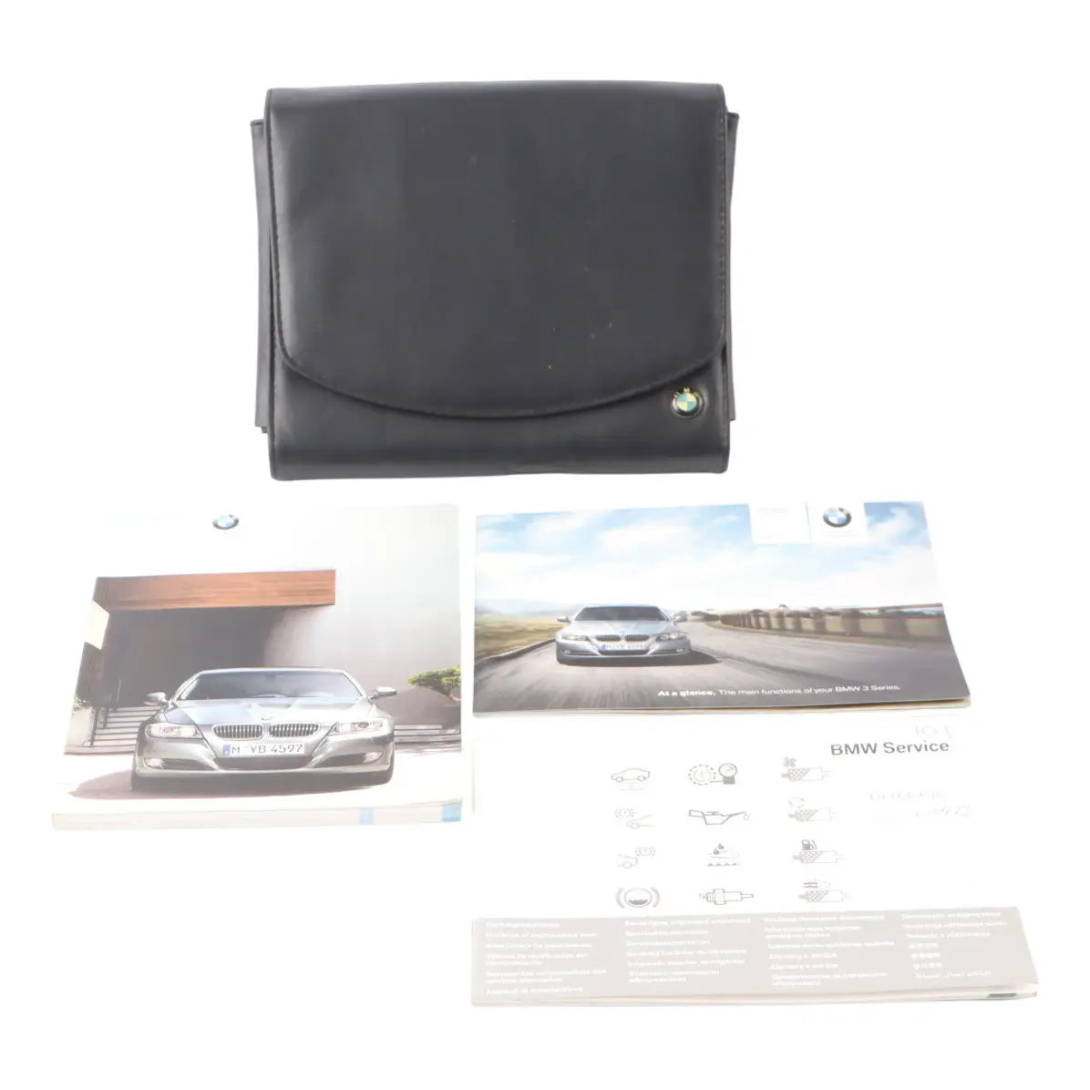 BMW E90 E91 Service Booklet Owner's Handbook Instructions Pouch Case Wallet